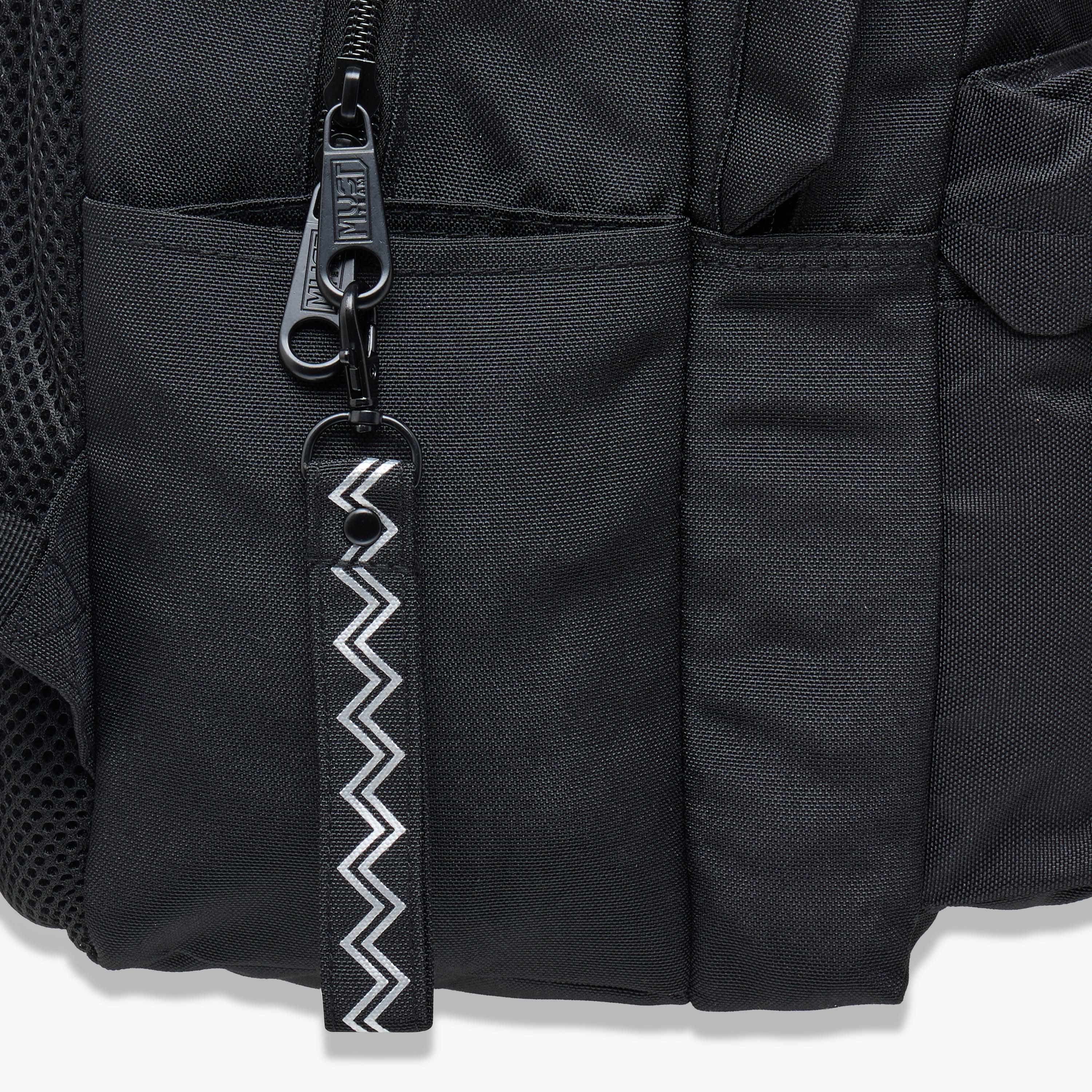MUST Logo Applique Backpack with Adjustable Straps and Zip Closure - 32x19x42 cms-school-bagsandbackpacks-backpacks-image-10