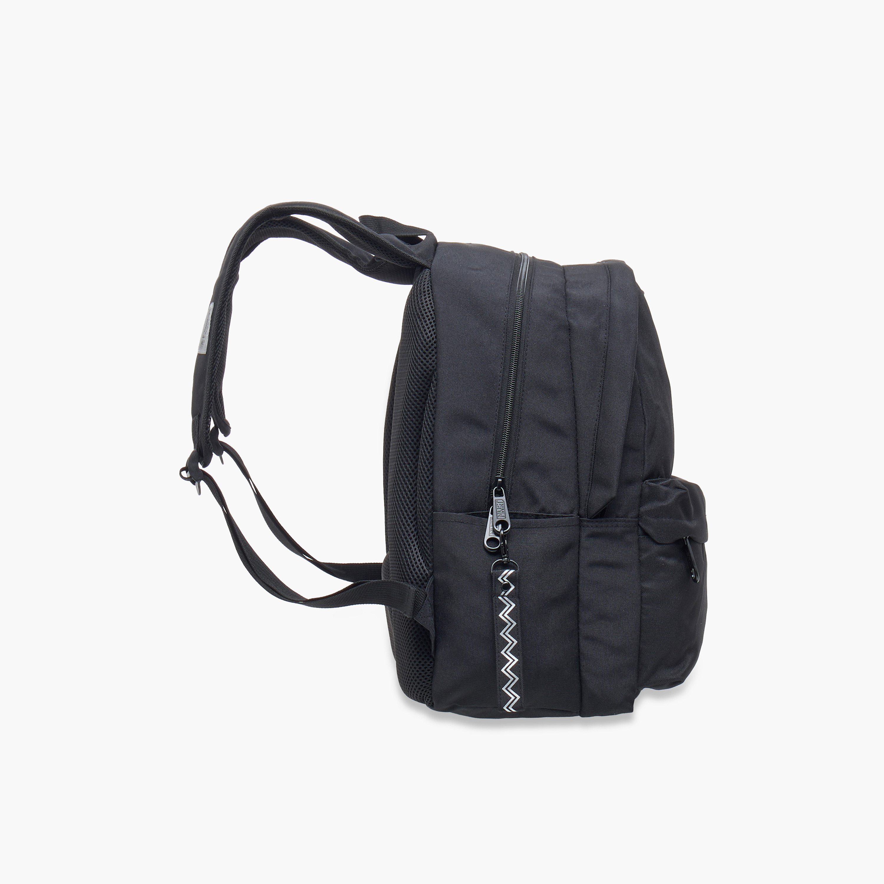 MUST Logo Applique Backpack with Adjustable Straps and Zip Closure - 32x19x42 cms-school-bagsandbackpacks-backpacks-image-3