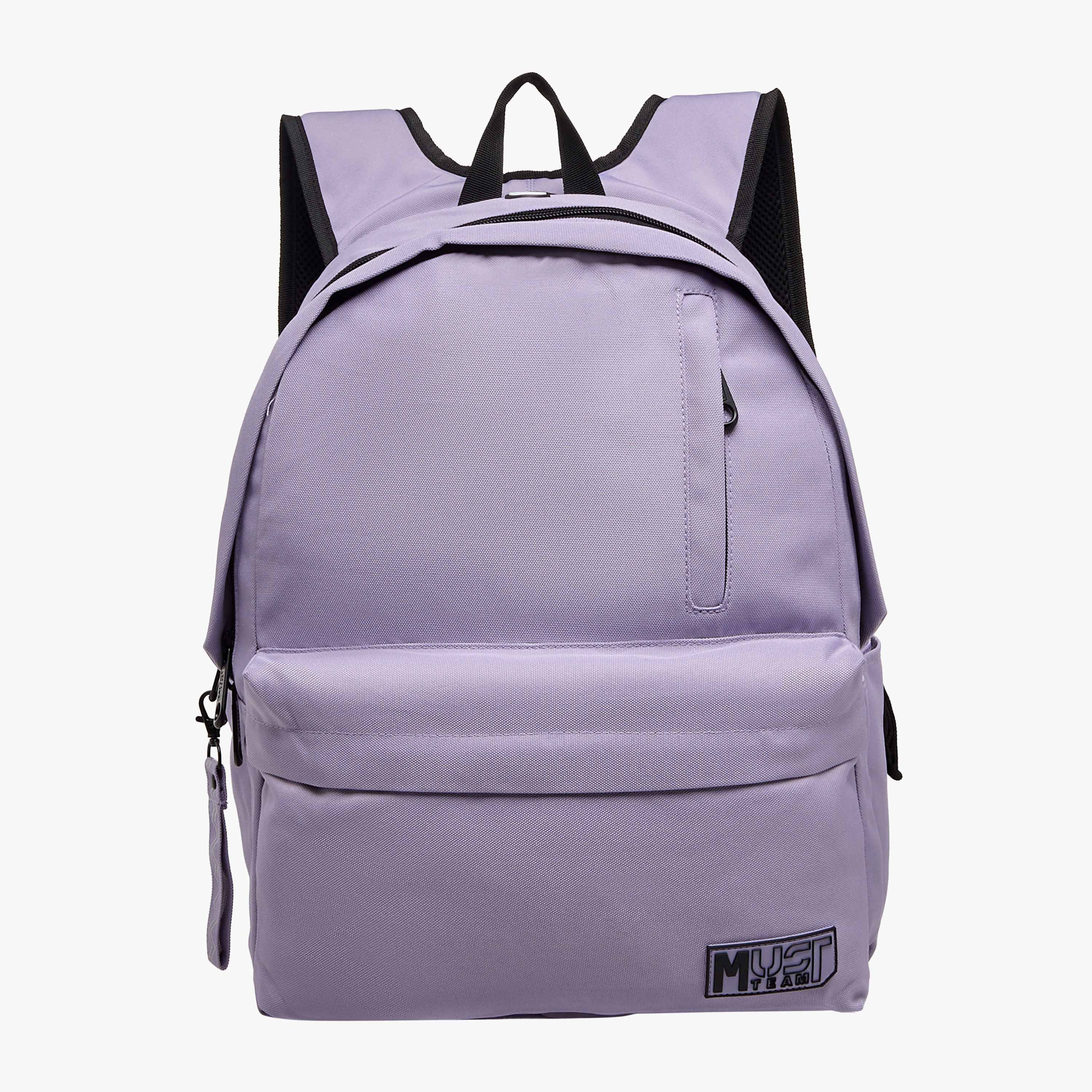 MUST Mermaid Print Backpack with Zip Closure and Laptop Compartment - 32x19x42 cms-school-bagsandbackpacks-backpacks-image-1