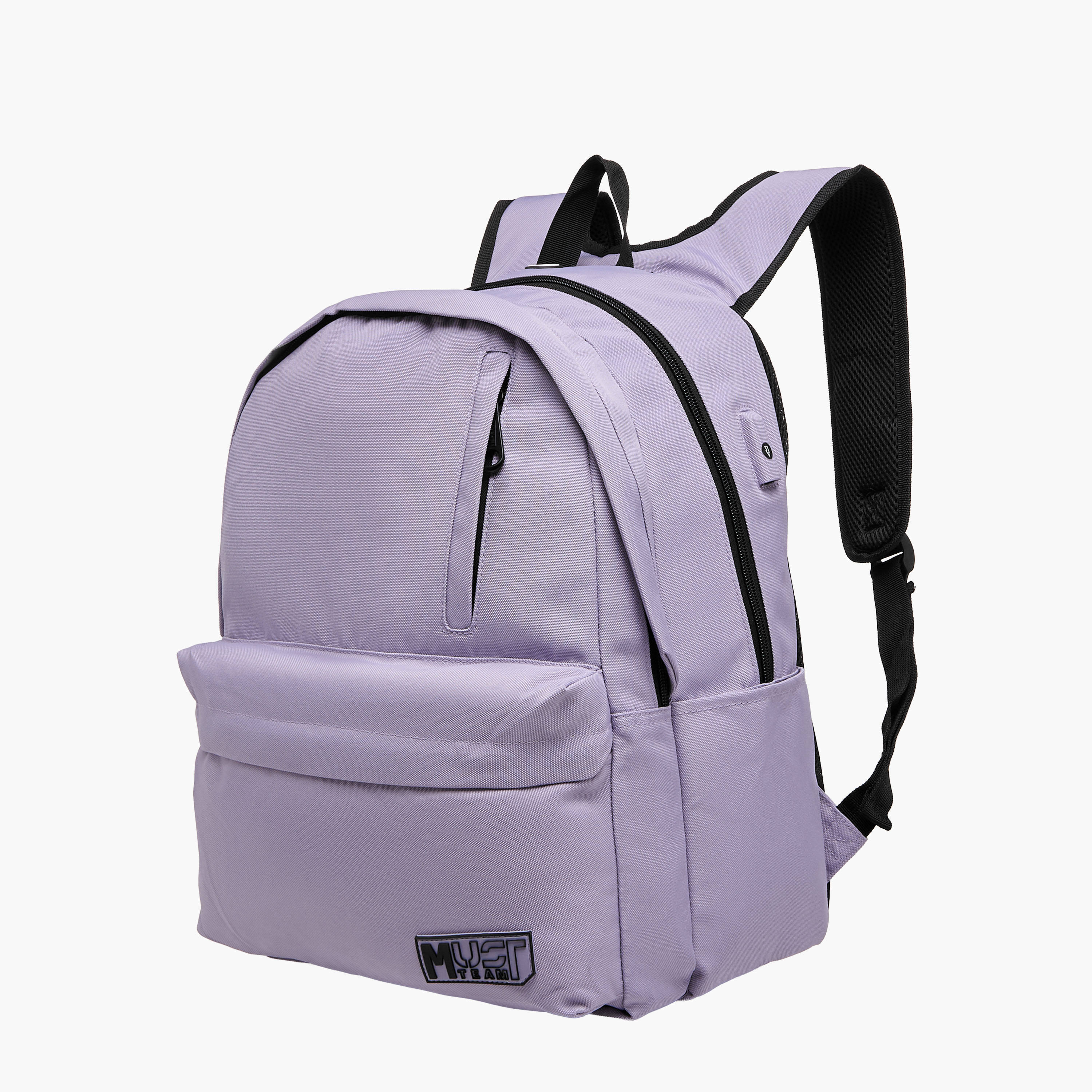 MUST Mermaid Print Backpack with Zip Closure and Laptop Compartment - 32x19x42 cms-school-bagsandbackpacks-backpacks-image-2
