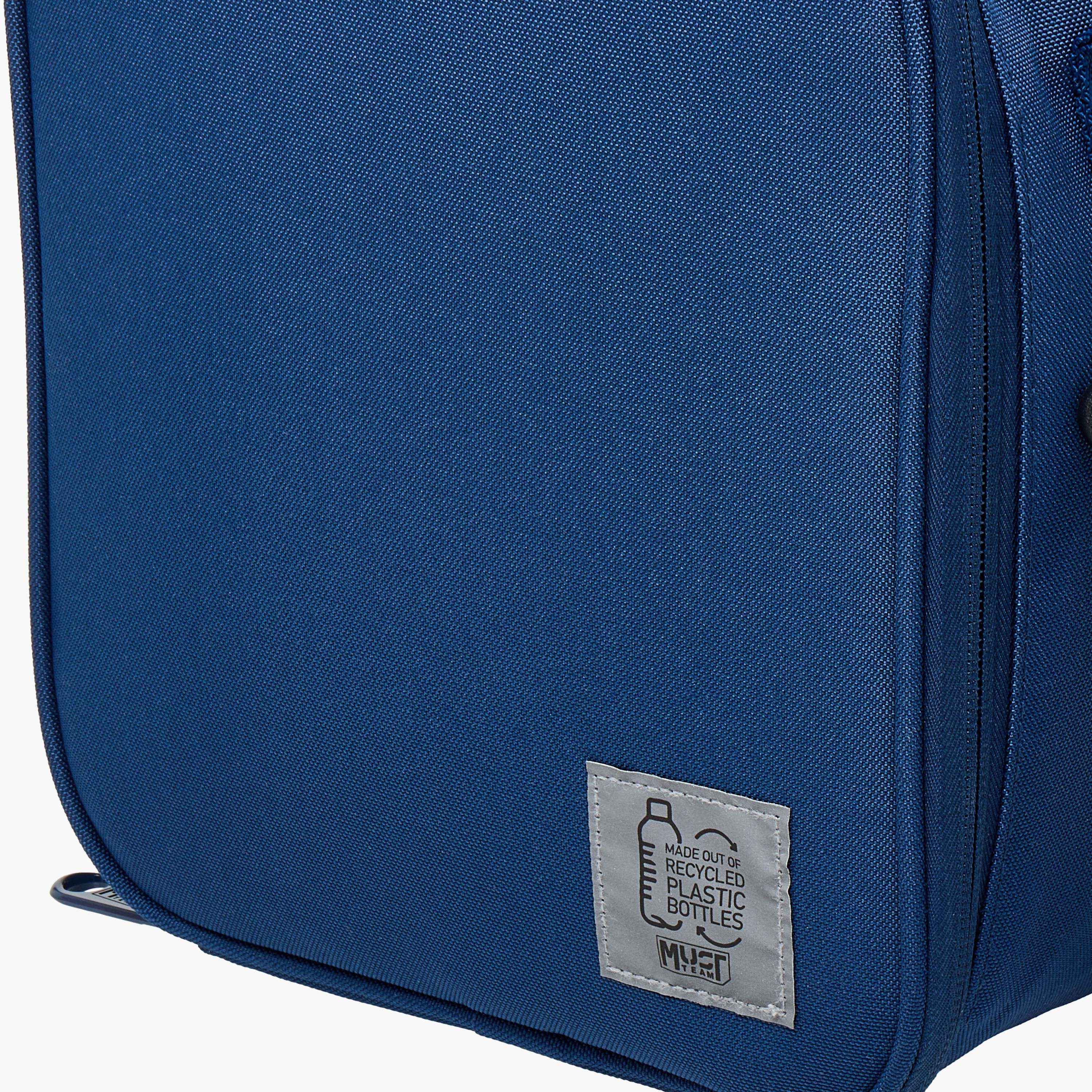 MUST Textured Insulated Lunch Bag with Adjustable Strap-school-lunchessentials-lunchbags-image-4