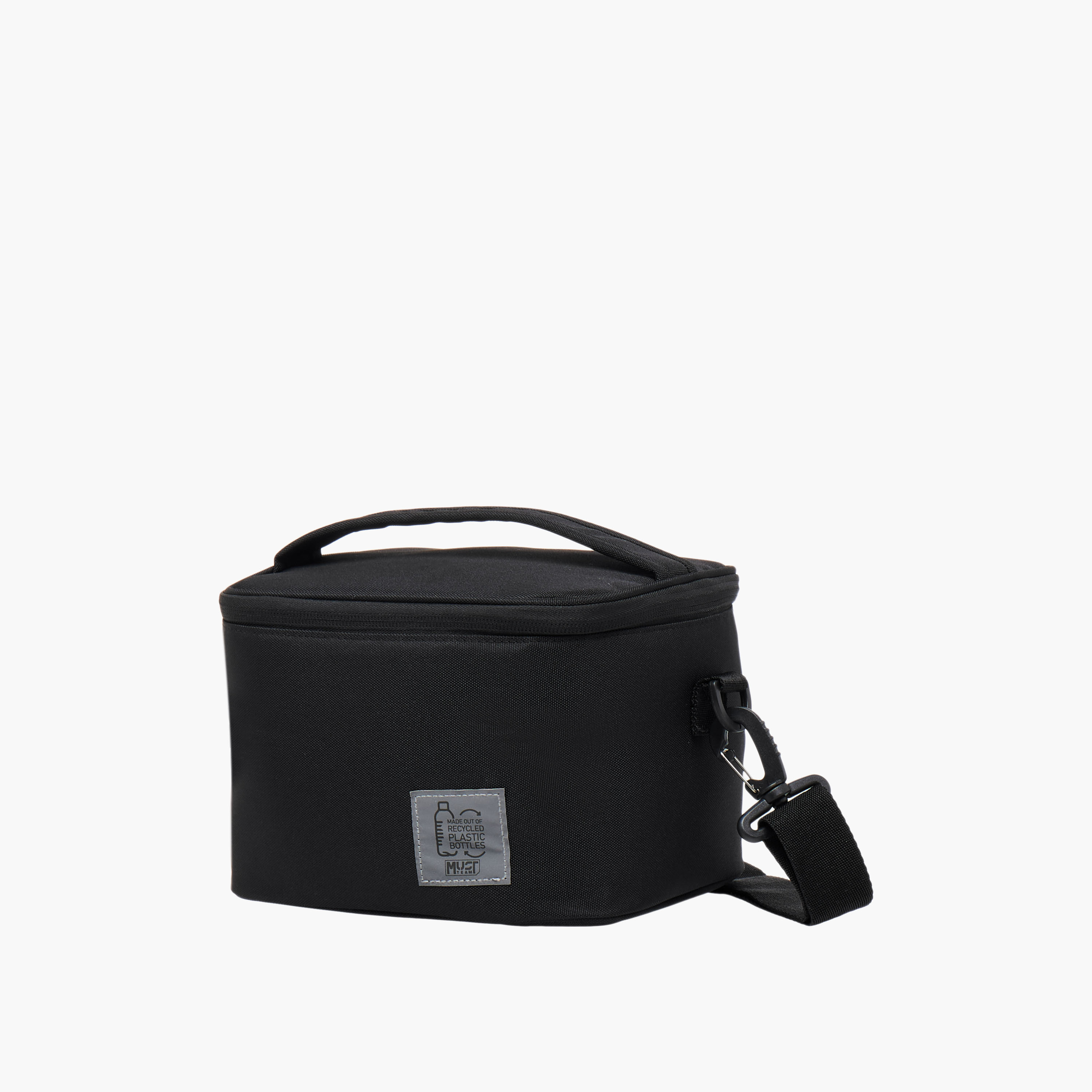 MUST Solid Lunch Bag with Zip Closure and Detachable Strap-school-lunchessentials-lunchbags-image-2