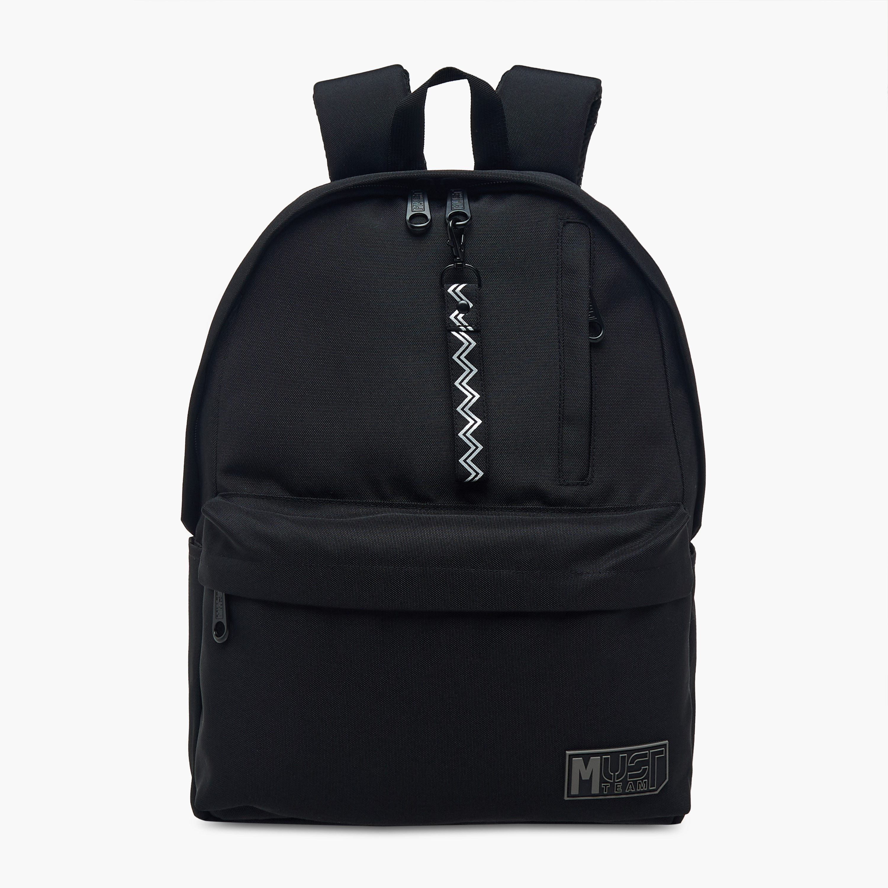 MustTeam Textured Backpack with Zip Closure and Adjustable Strap - 32x17x42 cms-school-bagsandbackpacks-backpacks-image-1