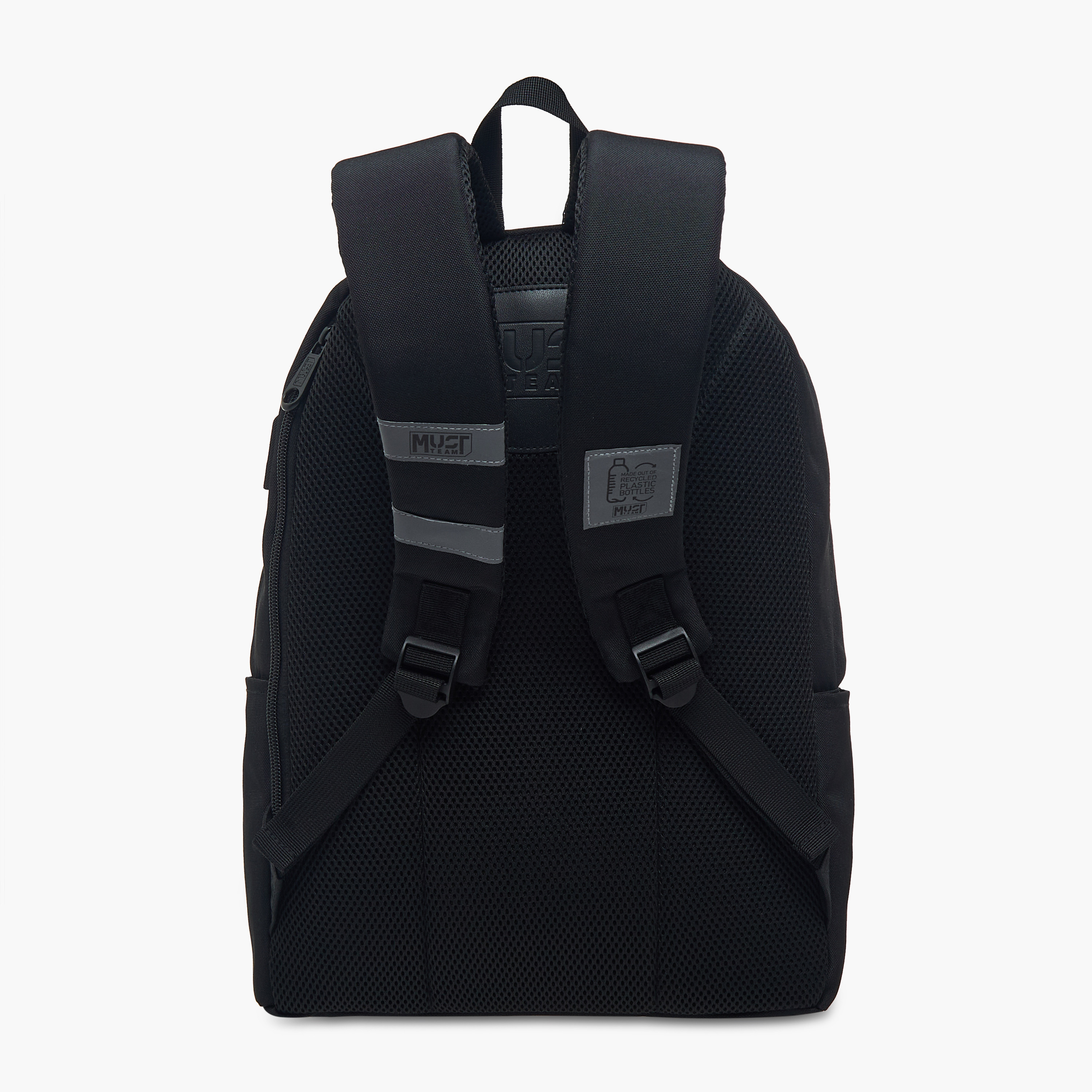 MustTeam Textured Backpack with Zip Closure and Adjustable Strap - 32x17x42 cms-school-bagsandbackpacks-backpacks-image-7