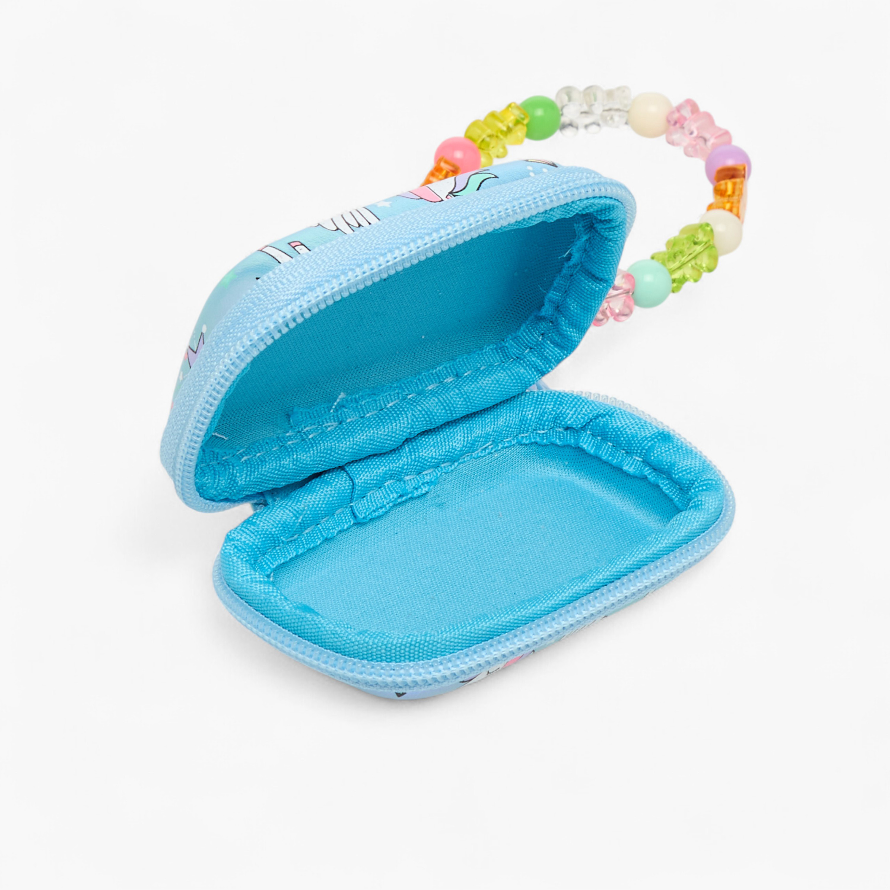 شنطة مفاتيح بسلسلة مفاتيح وطبعات يونيكورن-school-stationery-pencilcases-image-4