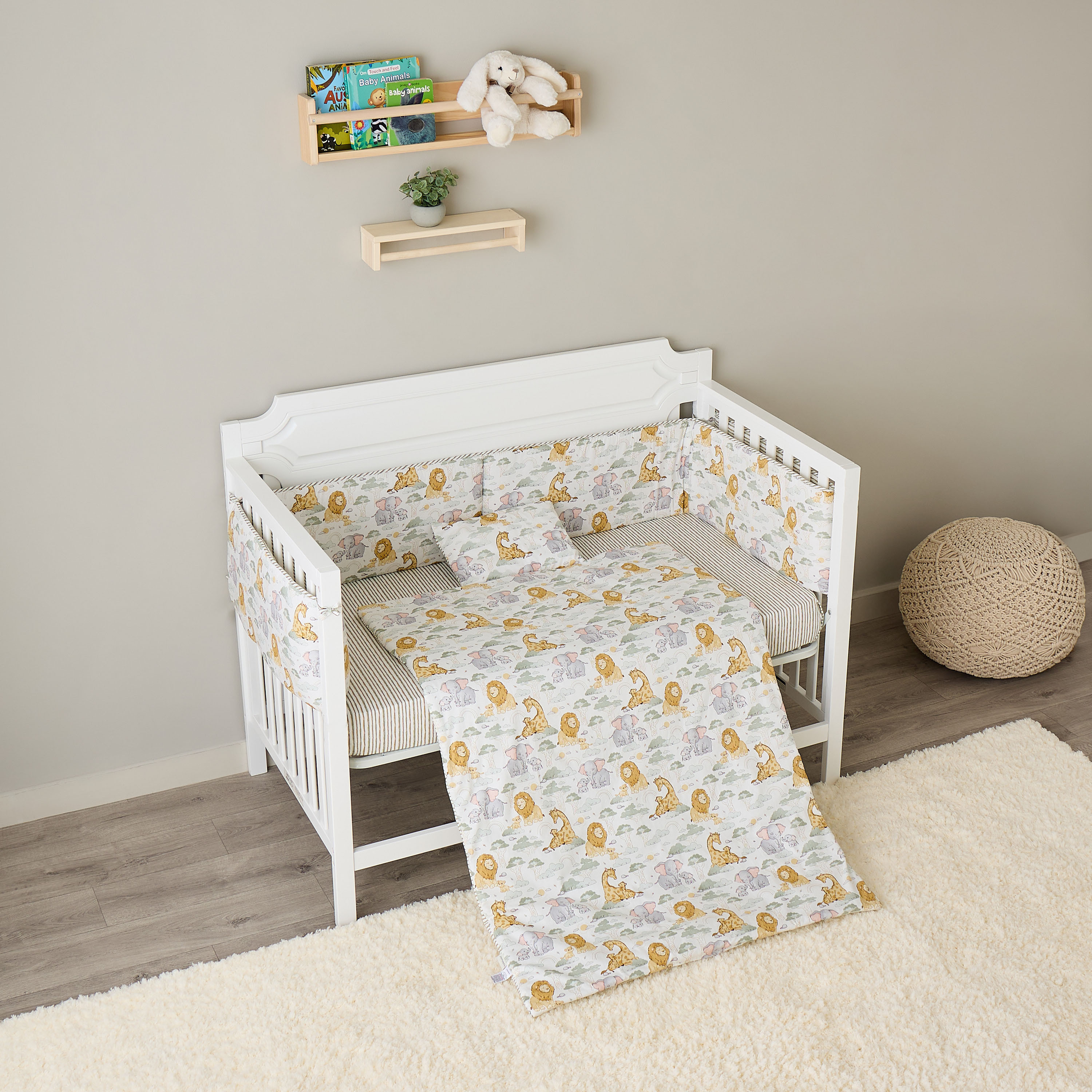 Juniors 4-Piece Printed Bedding Set - 90x130 cm-baby-nursery-babybedding-image-2