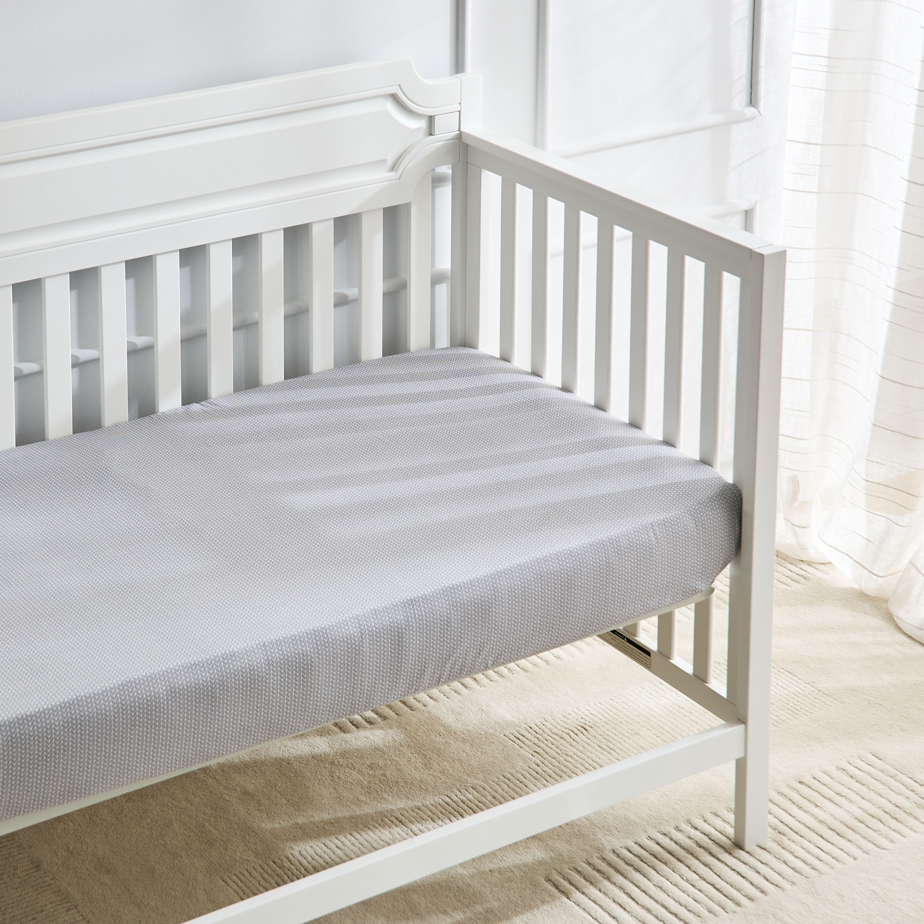 طقم مفروشات بطبعات ديناصورات من جونيورز - 4 قطع - 90×130 سم-baby-nursery-babybedding-image-12