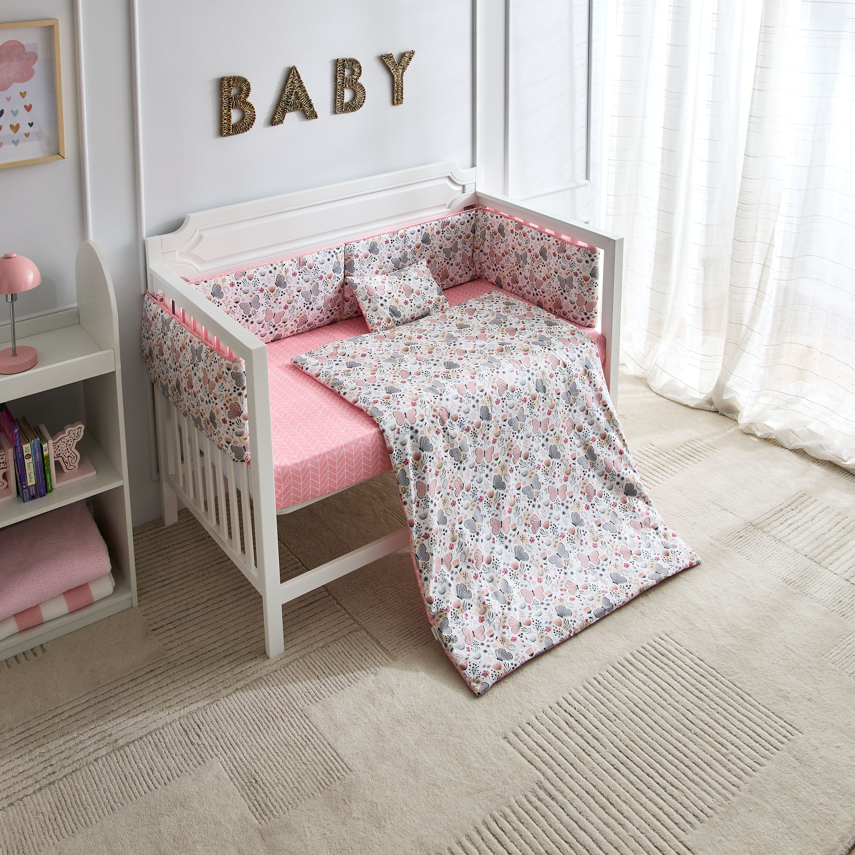 Juniors 4-Piece Printed Bedding Set - 90x130 cm-baby-nursery-babybedding-image-2