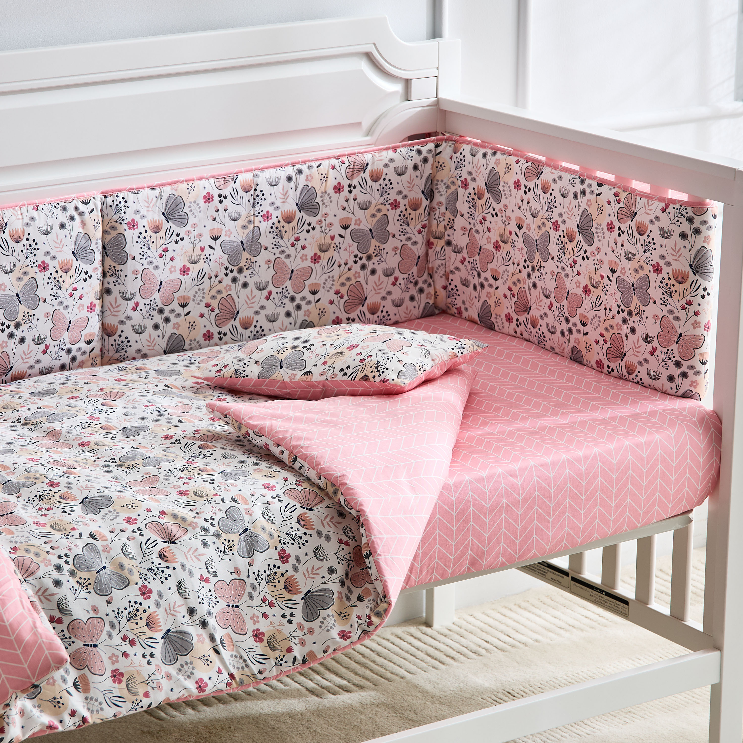 Juniors 4-Piece Printed Bedding Set - 90x130 cm-baby-nursery-babybedding-image-6