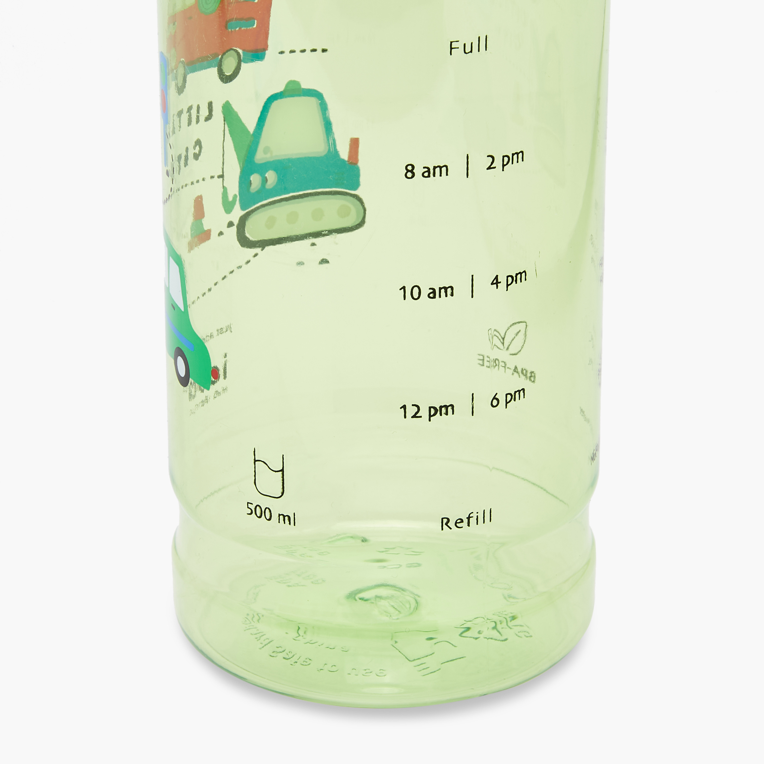 icon Printed Plastic Water Bottle with Sipper and BPA-Free – 500 ml-school-waterbottles-image-8