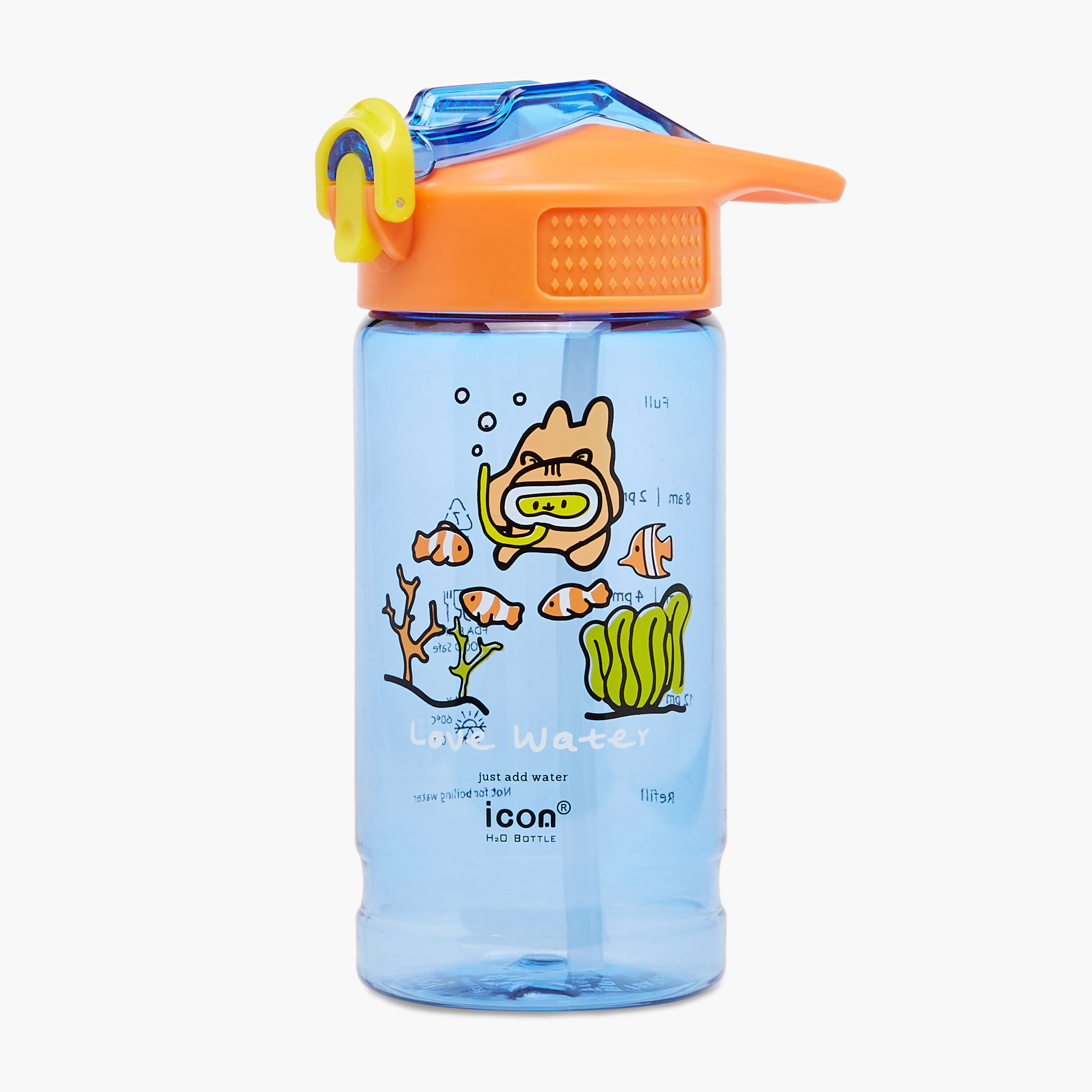 icon Printed Plastic Water Bottle with Sipper and BPA-Free – 500 ml-promo_LS20_OMN-image-1