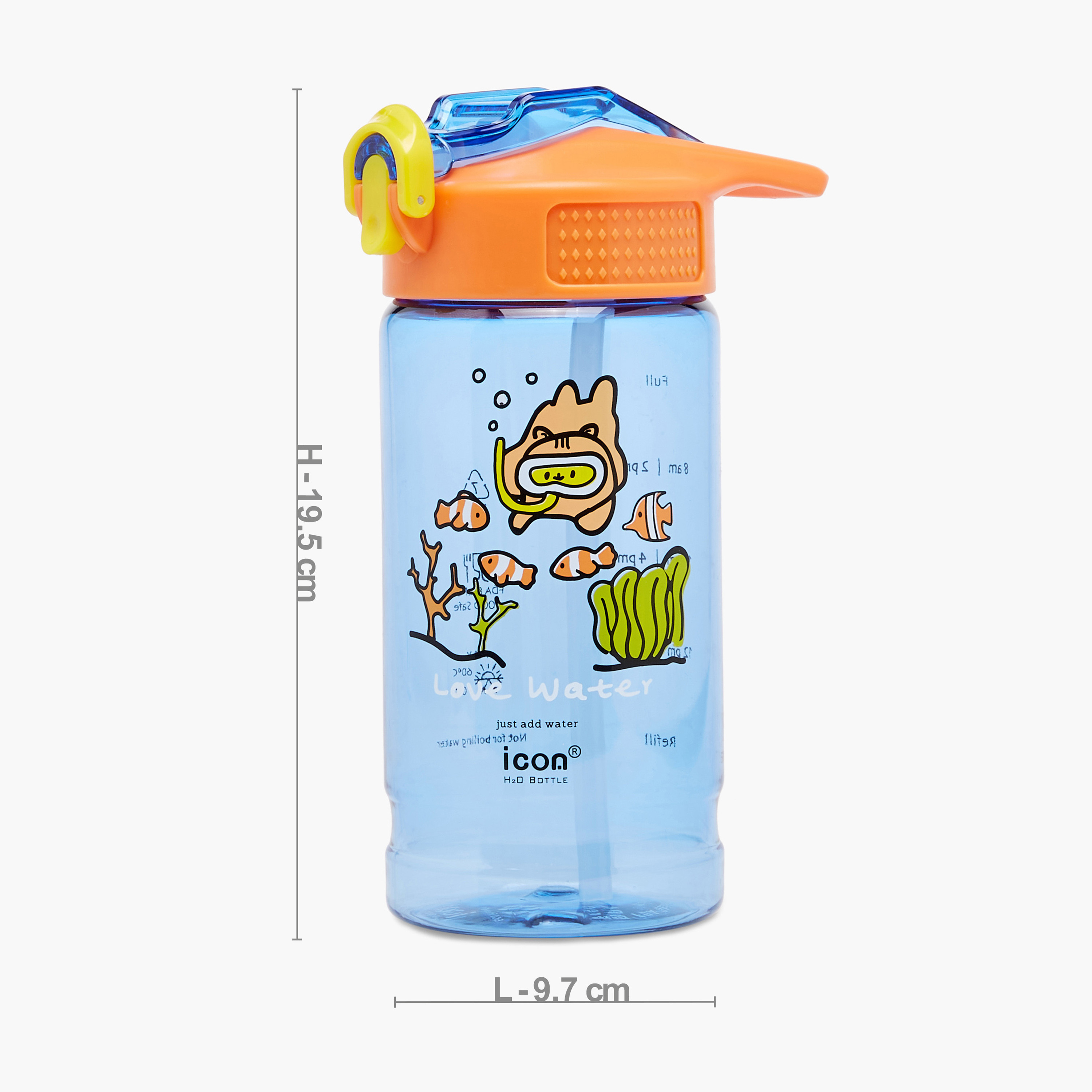 icon Printed Plastic Water Bottle with Sipper and BPA-Free – 500 ml-promo_LS20_OMN-image-2