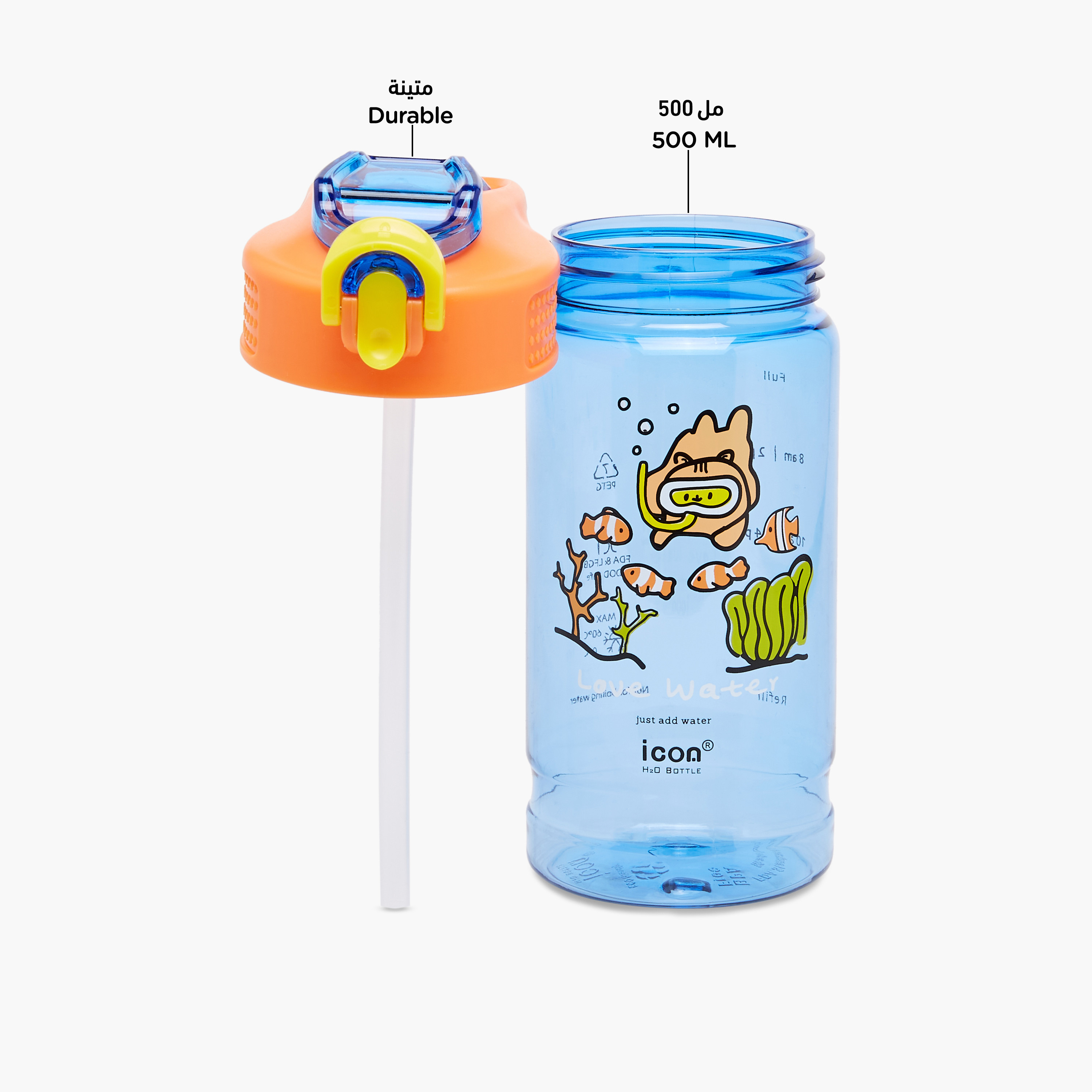 icon Printed Plastic Water Bottle with Sipper and BPA-Free – 500 ml-promo_LS20_OMN-image-6