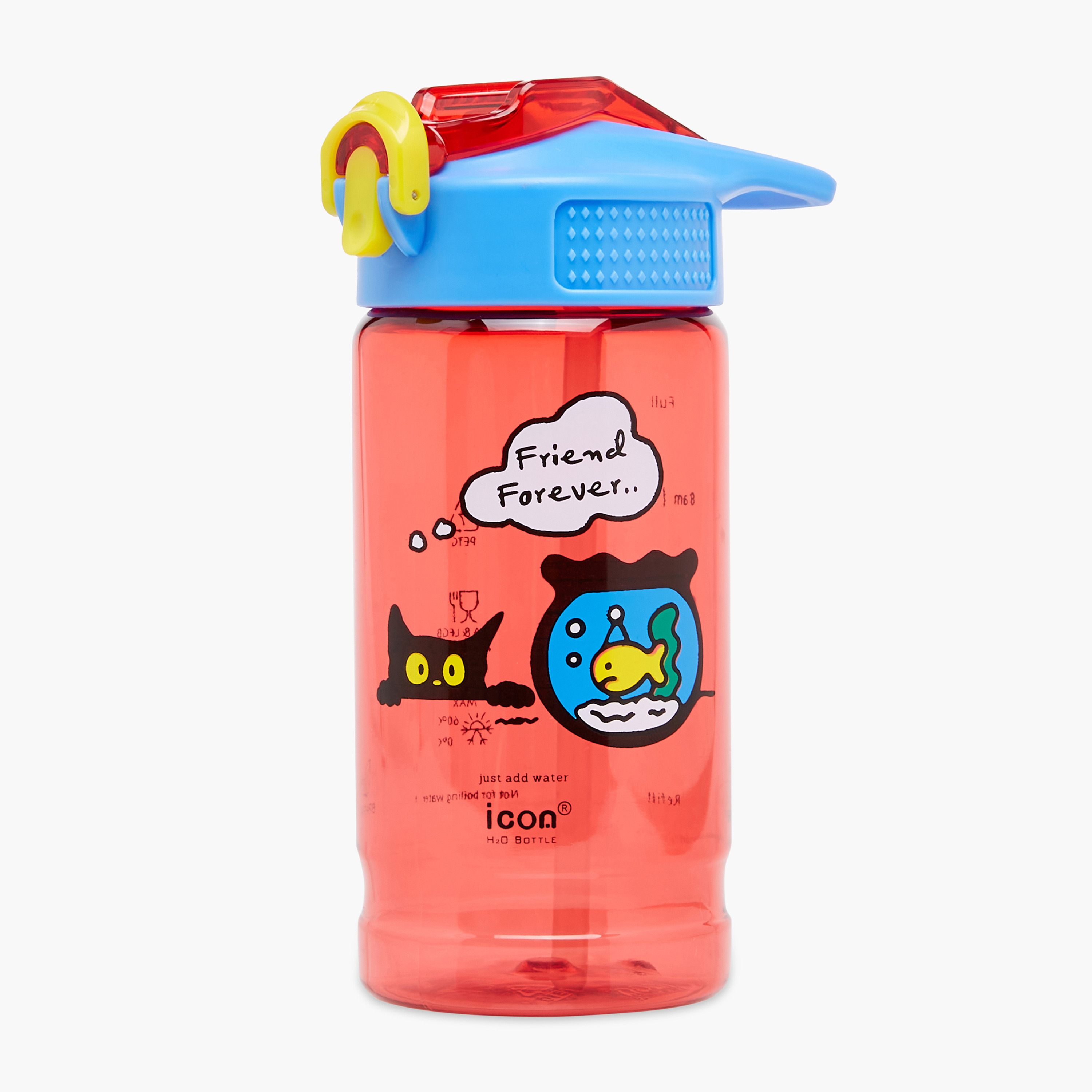 icon Cat Plastic Water Bottle with BPA-Free – 500 ml-promo_LS20_OMN-image-1
