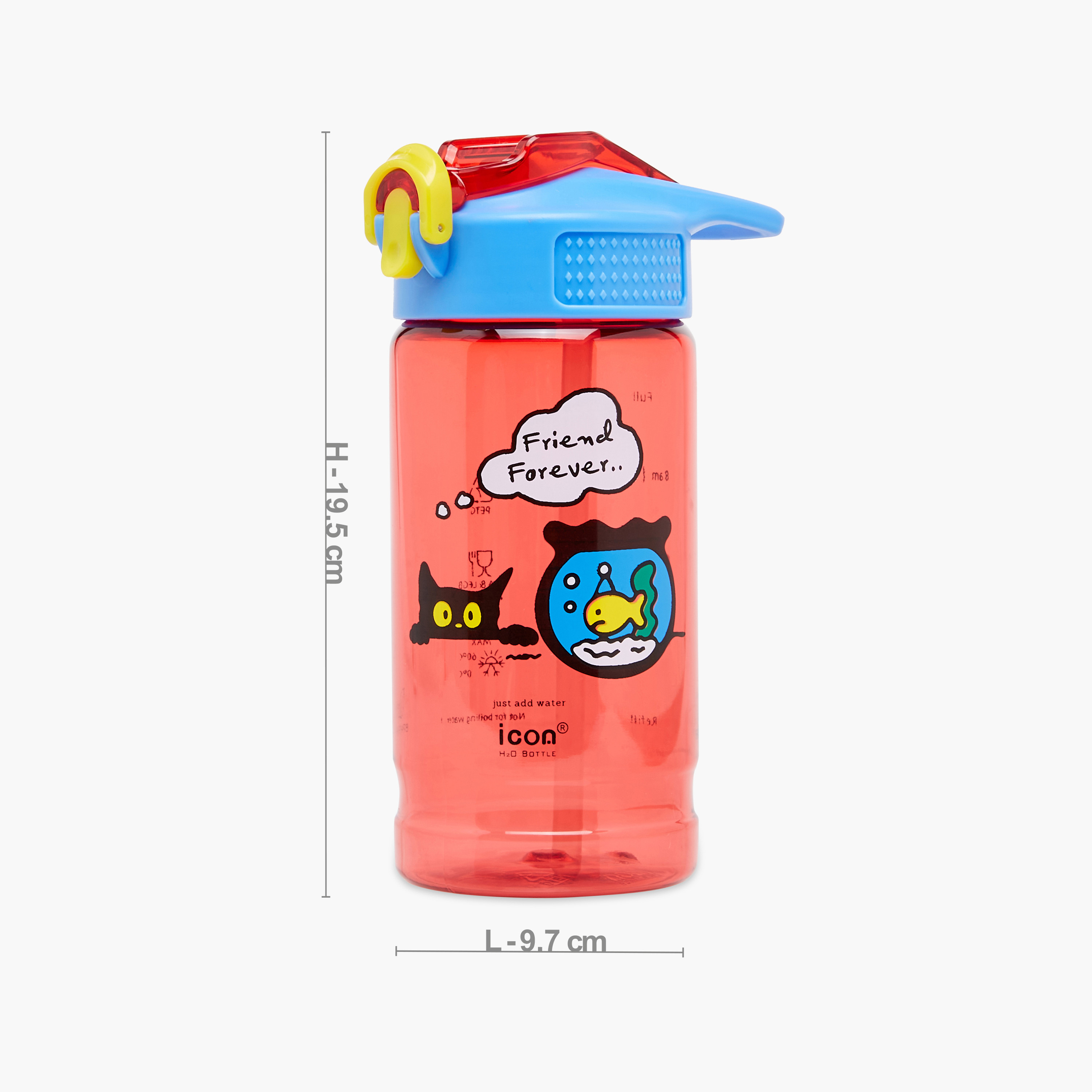 icon Cat Plastic Water Bottle with BPA-Free – 500 ml-promo_LS20_OMN-image-2