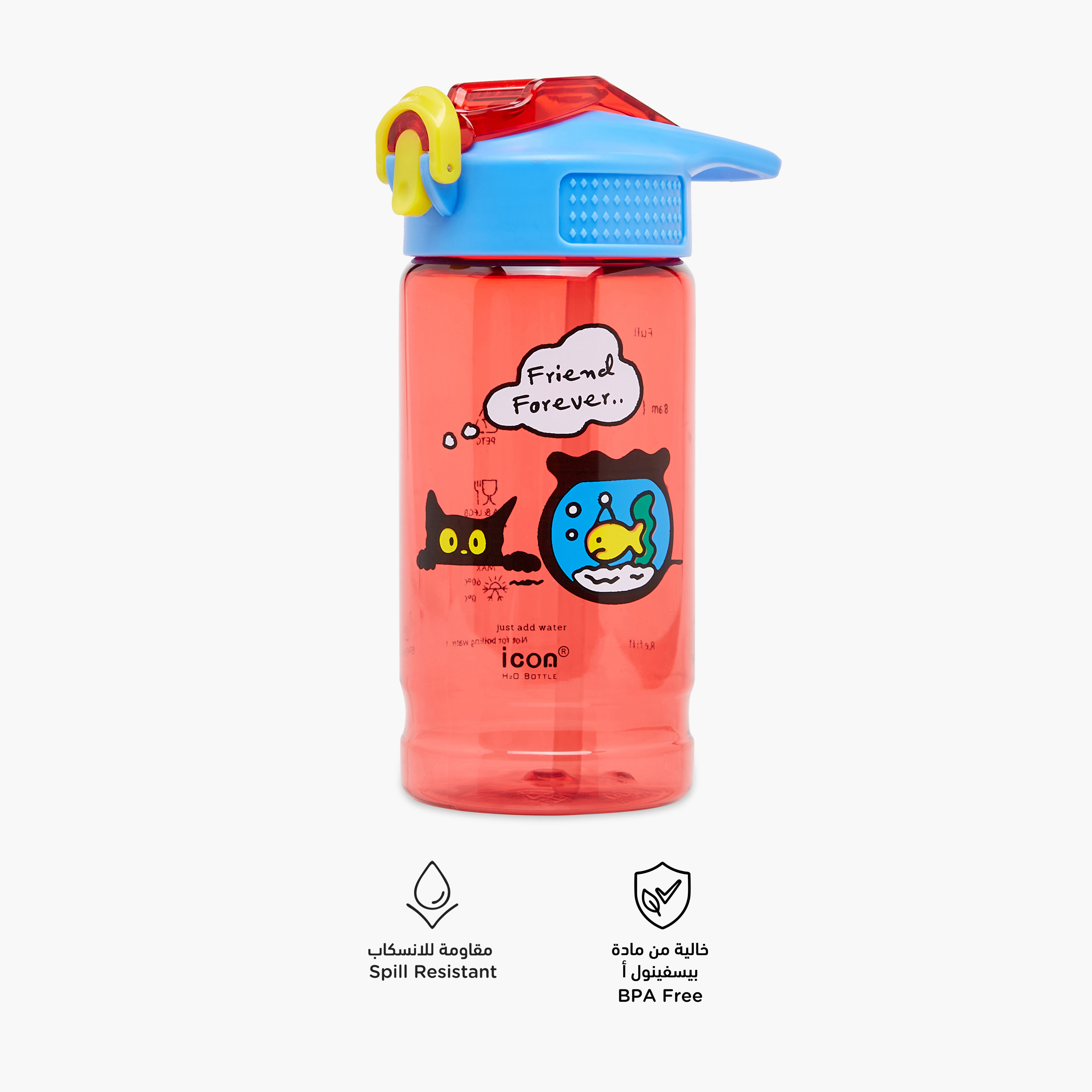 icon Cat Plastic Water Bottle with BPA-Free – 500 ml-promo_LS20_OMN-image-4