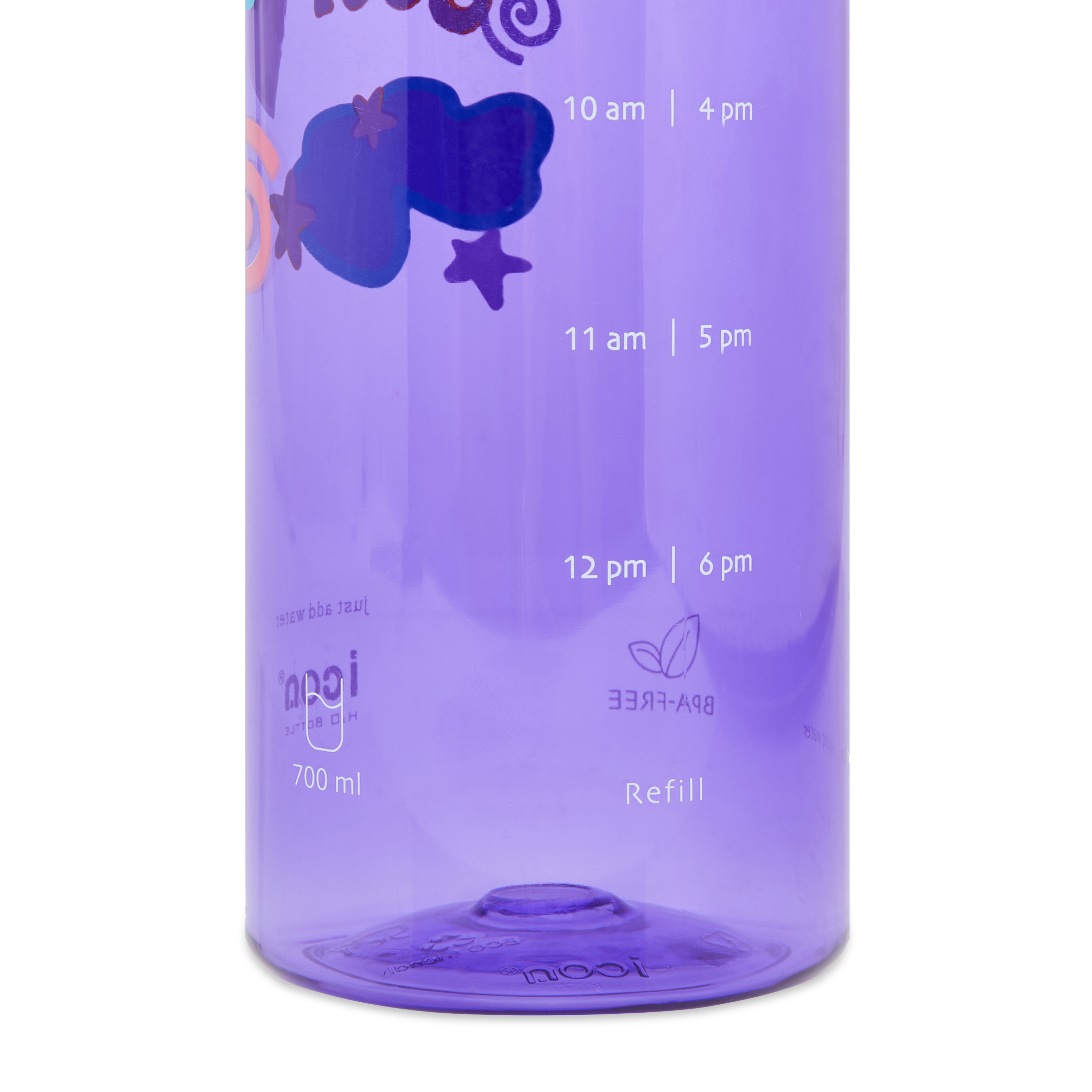 icon Printed Plastic Water Bottle with BPA-Free – 700 ml-school-waterbottles-image-7