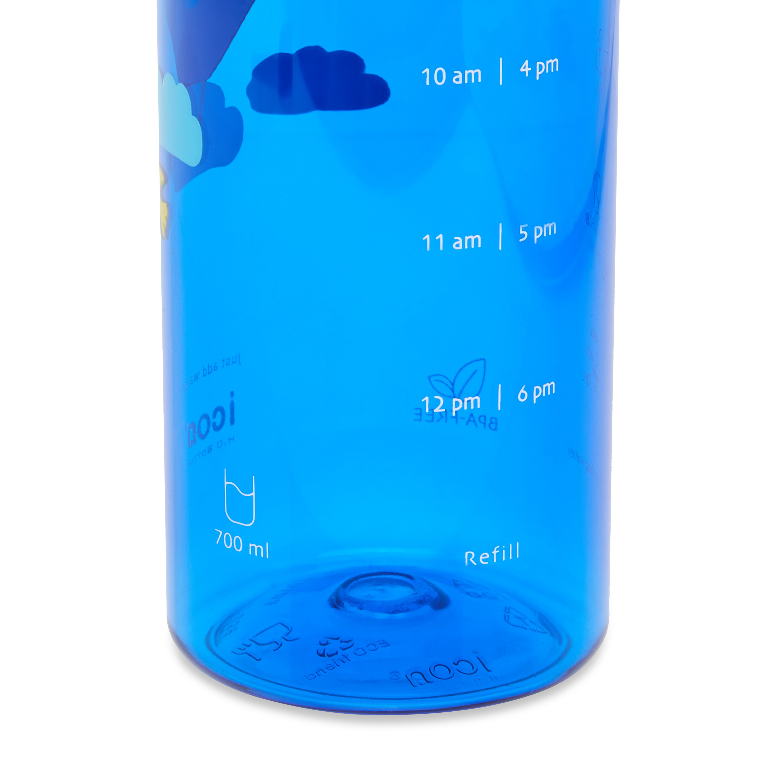 icon Slogan Plastic Water Bottle with BPA-Free – 700 ml-school-waterbottles-image-7