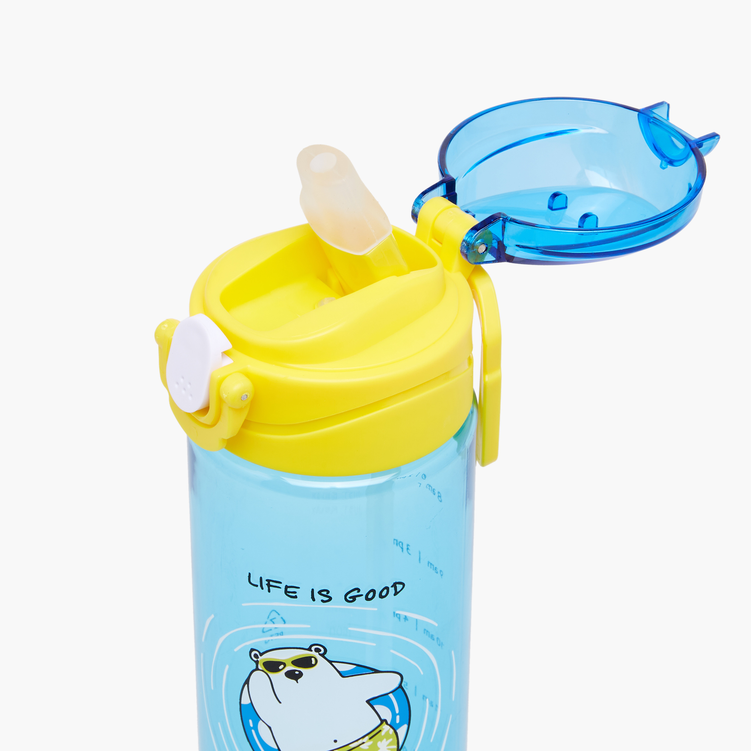 icon Printed Plastic Water Bottle with BPA-Free – 700 ml-school-waterbottles-image-5