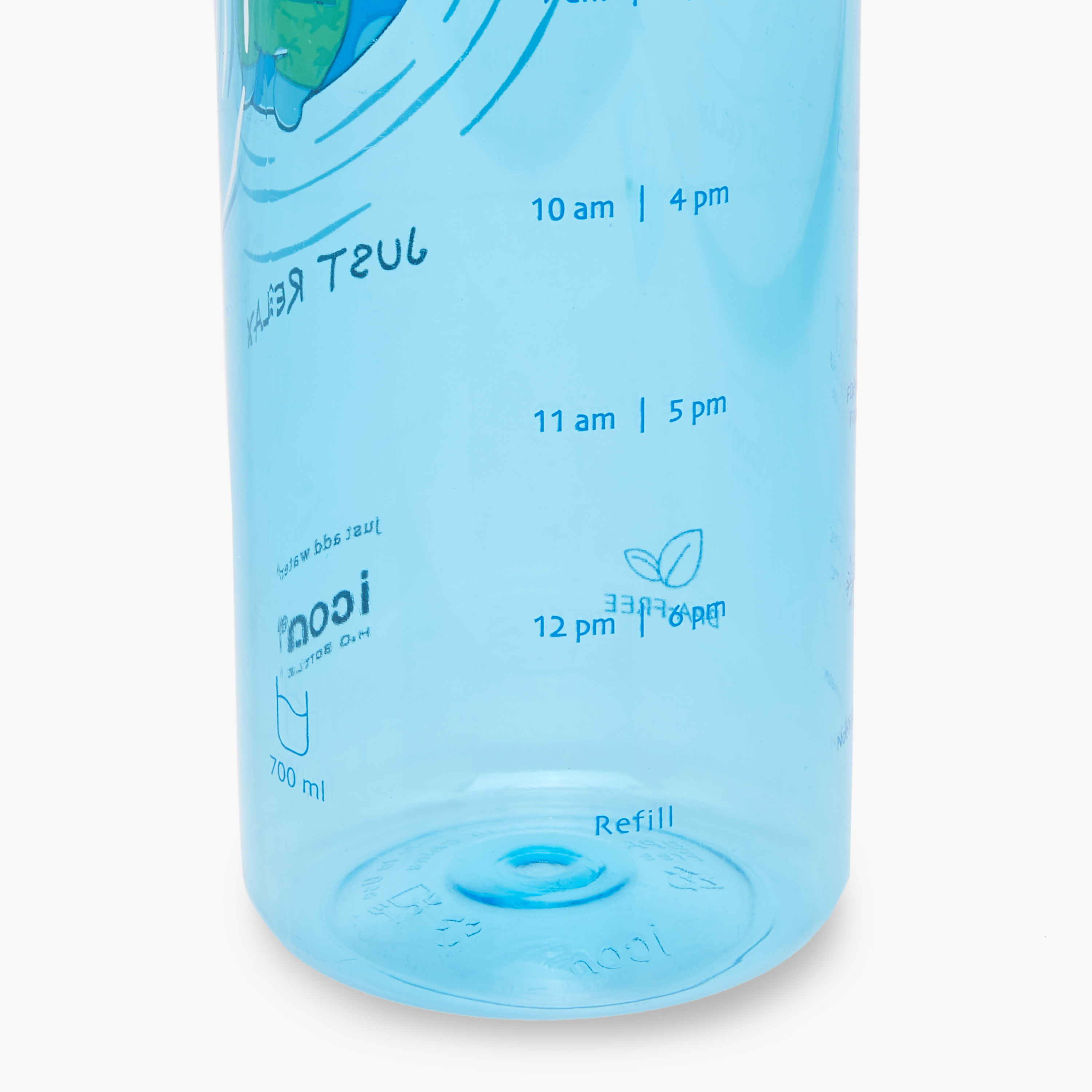 icon Printed Plastic Water Bottle with BPA-Free – 700 ml-school-waterbottles-image-7