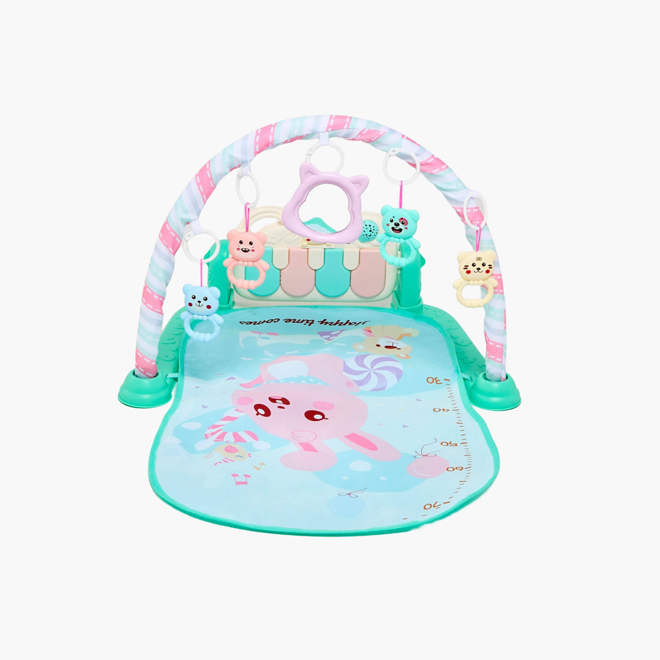 مجموعة مركز ألعاب للأطفال بطبعات أرنب-baby-infantactivity-playgyms-image-1