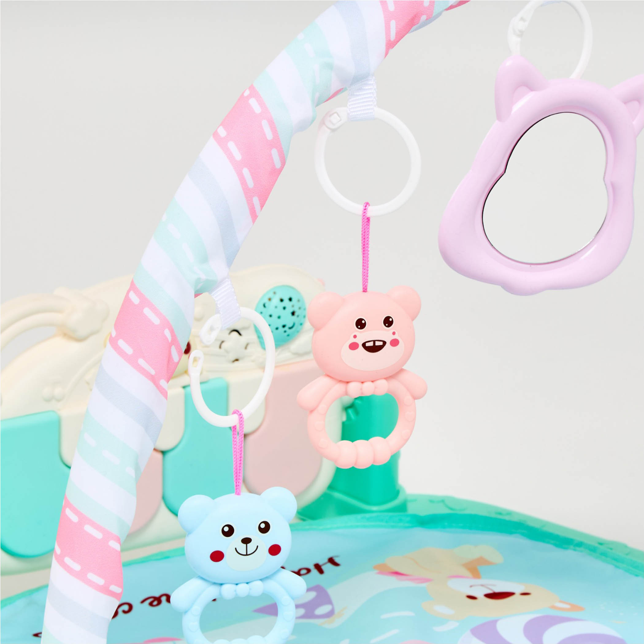 مجموعة مركز ألعاب للأطفال بطبعات أرنب-baby-infantactivity-playgyms-image-2