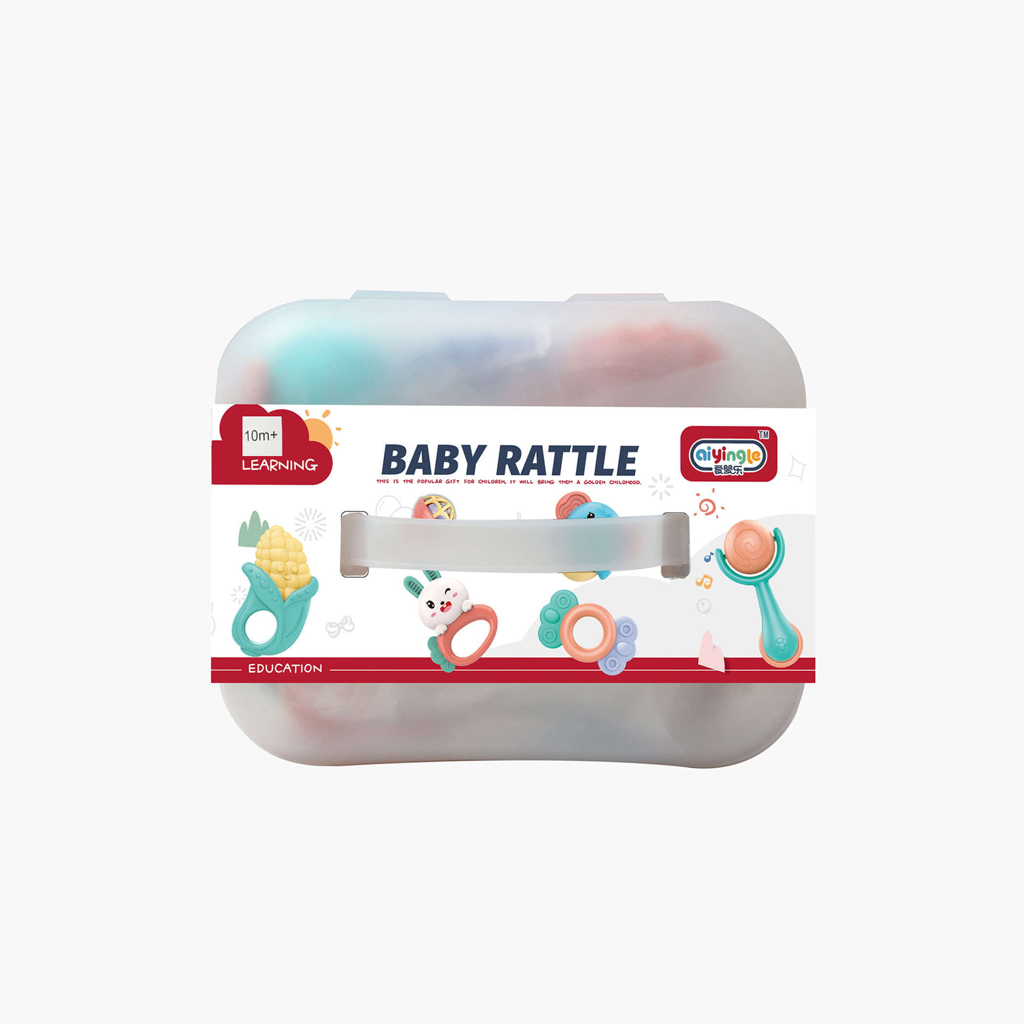 Baby Rattle Toy - Set of 10-toys-babyandtoddlertoys-rattlesandteethers-image-5