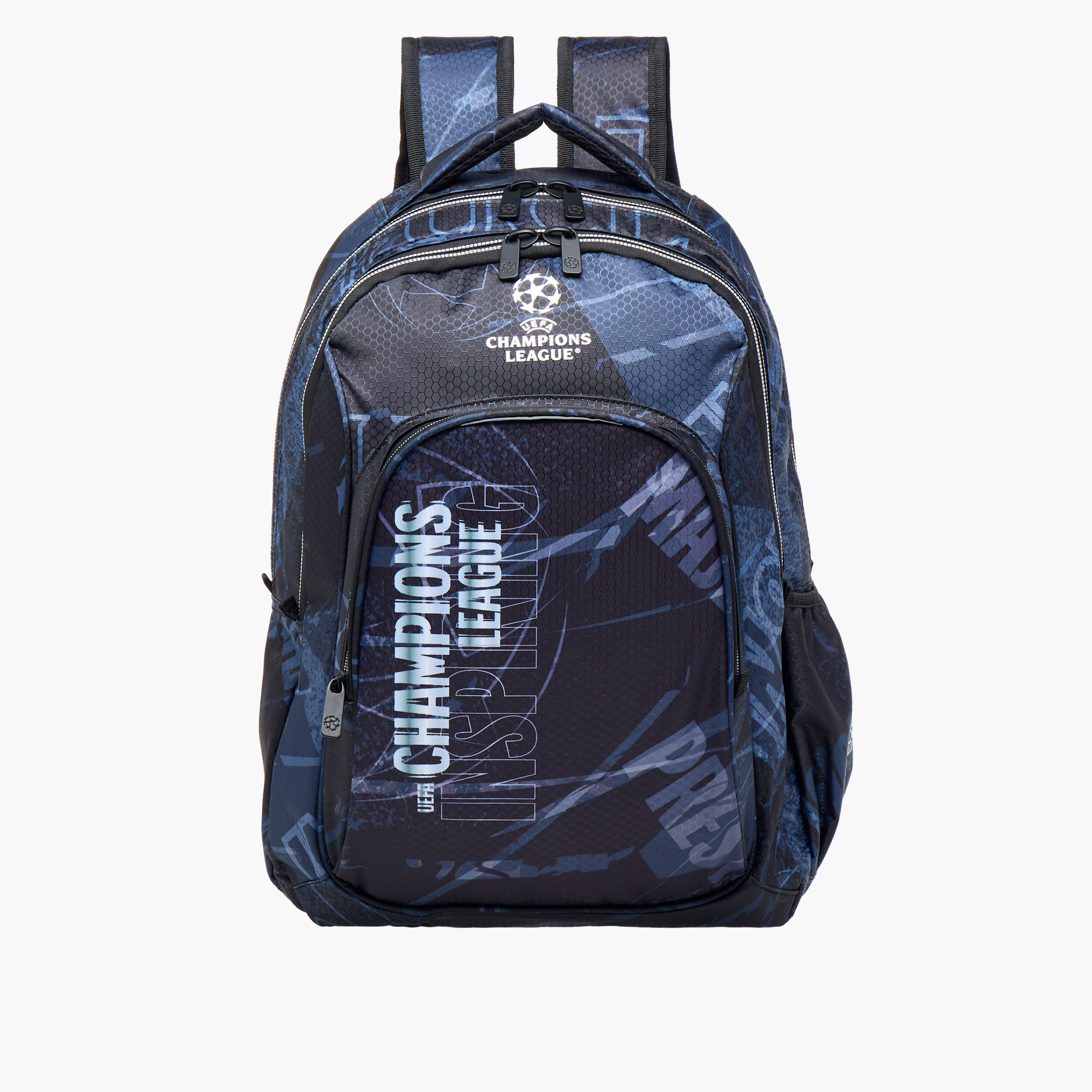 شنطة ظهر بطبعات شامبنز ليج وحمّالات قابلة للتعديل وسحّاب إغلاق - 34x15x46 سم-school-bagsandbackpacks-backpacks-image-1