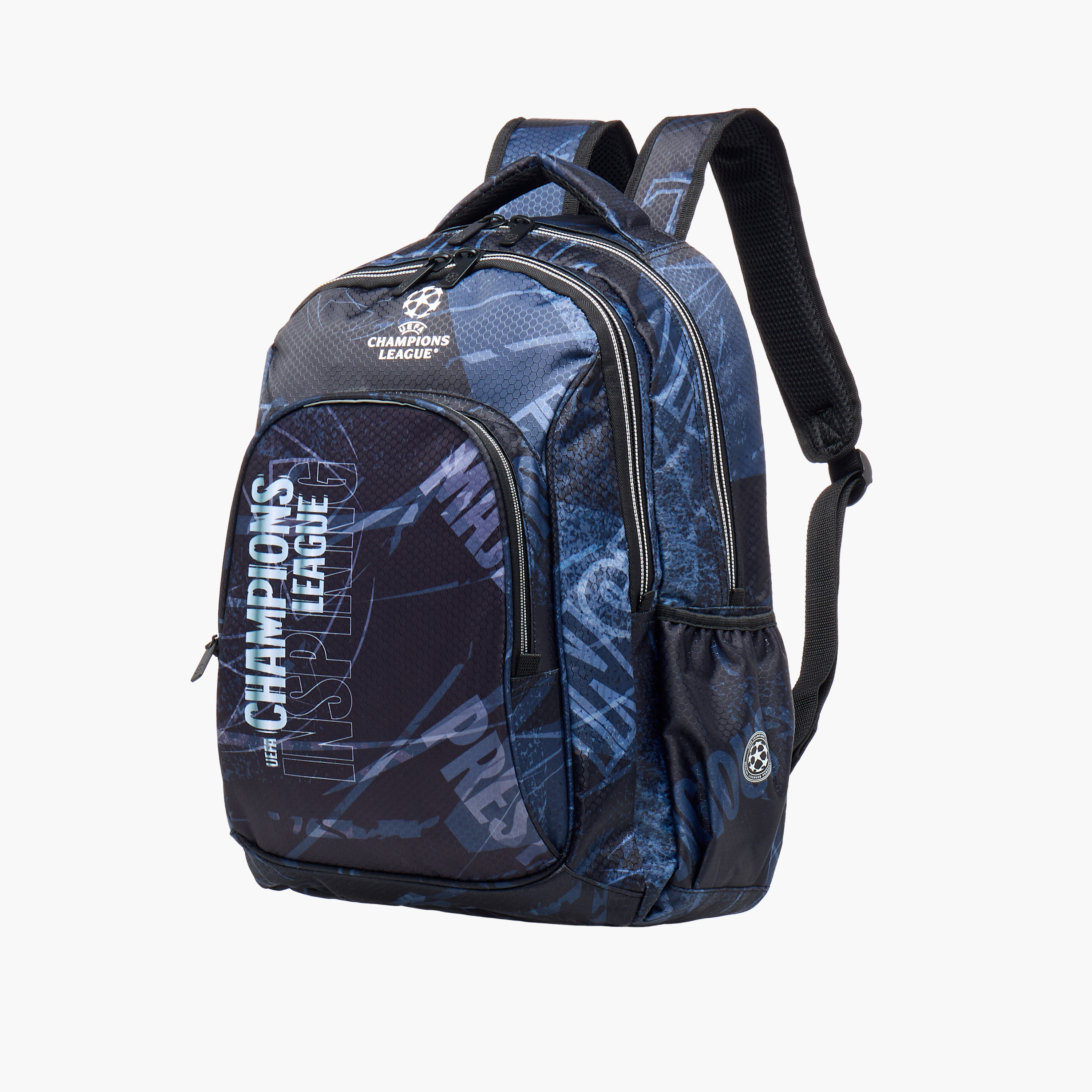 شنطة ظهر بطبعات شامبنز ليج وحمّالات قابلة للتعديل وسحّاب إغلاق - 34x15x46 سم-school-bagsandbackpacks-backpacks-image-2