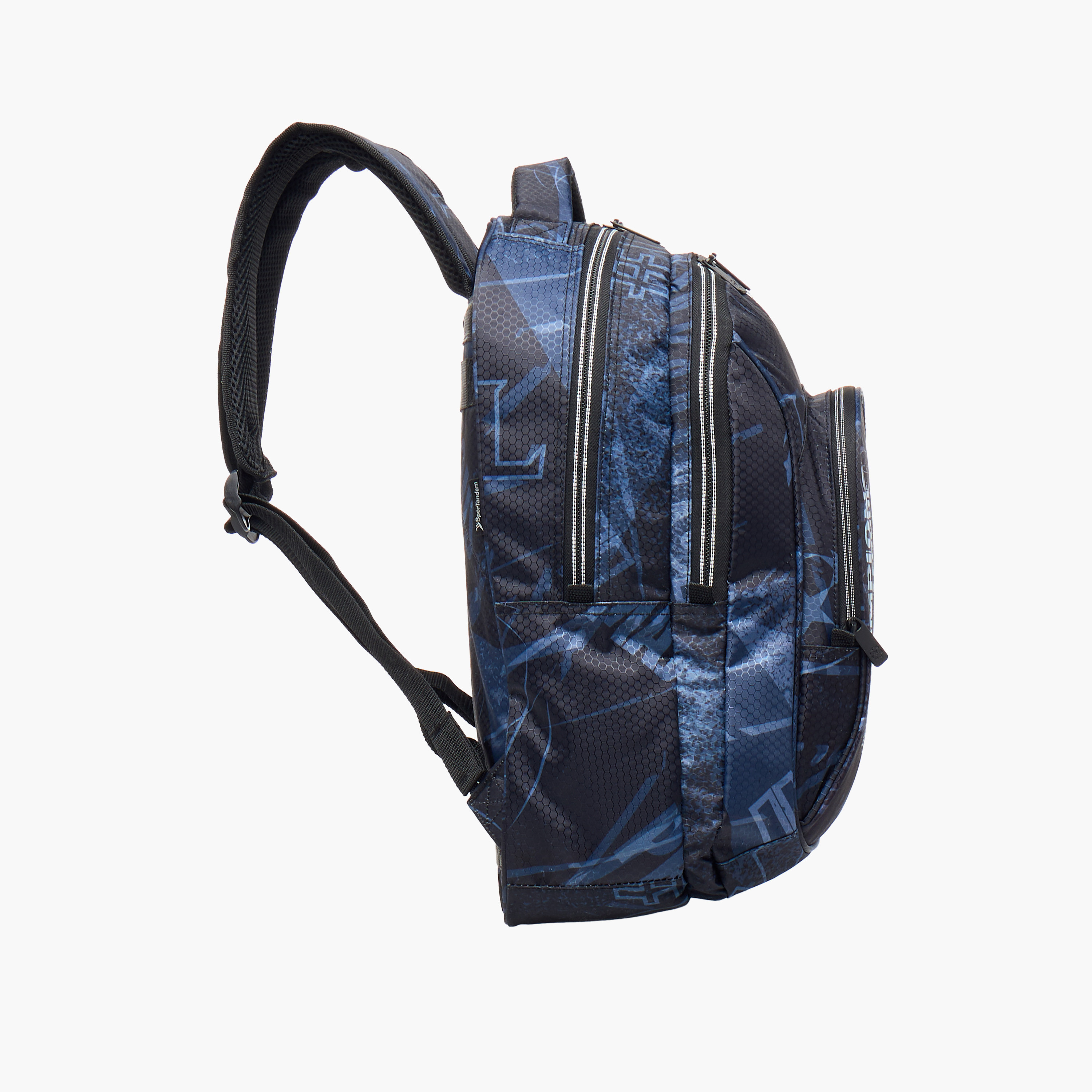 شنطة ظهر بطبعات شامبنز ليج وحمّالات قابلة للتعديل وسحّاب إغلاق - 34x15x46 سم-school-bagsandbackpacks-backpacks-image-3