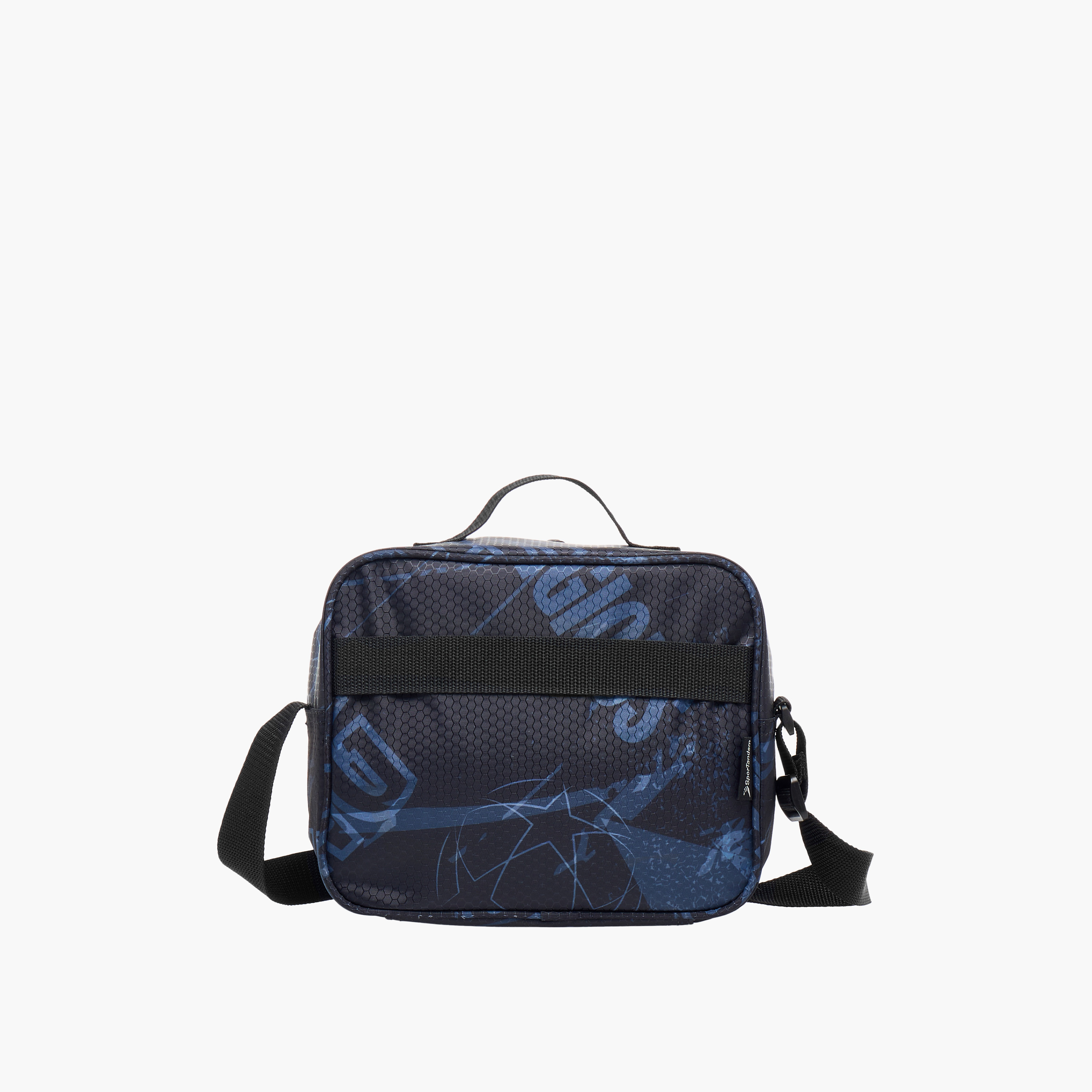 Champions League Printed Lunch Bag with Adjustable Strap and Zip Closure-school-lunchessentials-lunchbags-image-3