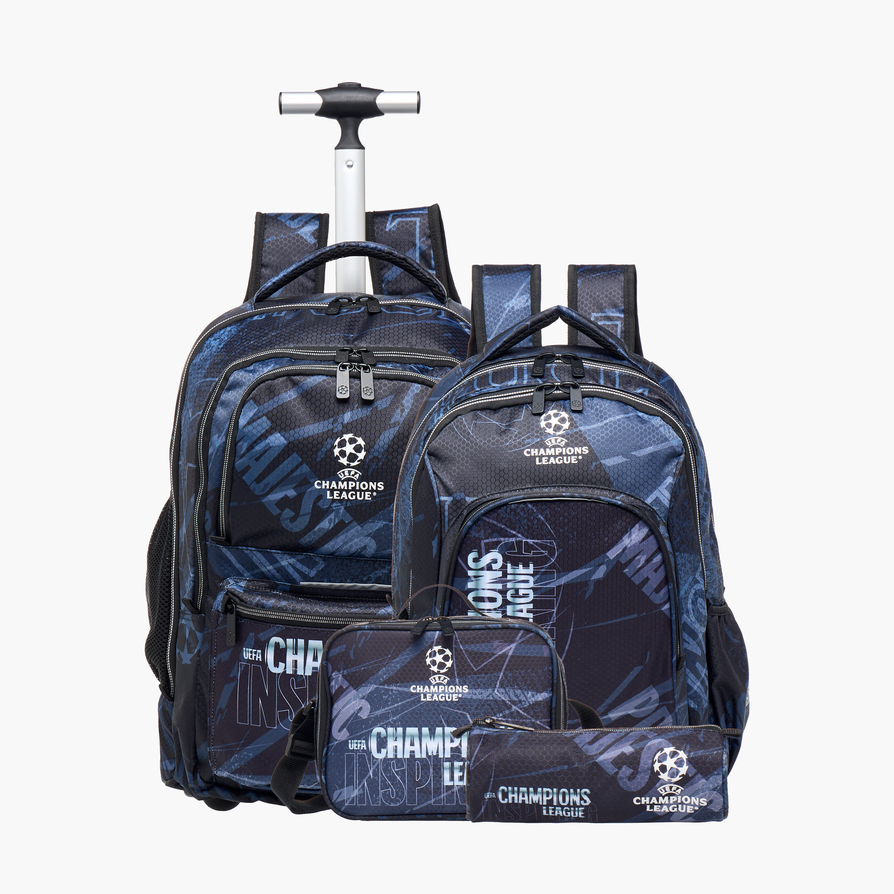 Champions League Printed Lunch Bag with Adjustable Strap and Zip Closure-school-lunchessentials-lunchbags-image-6