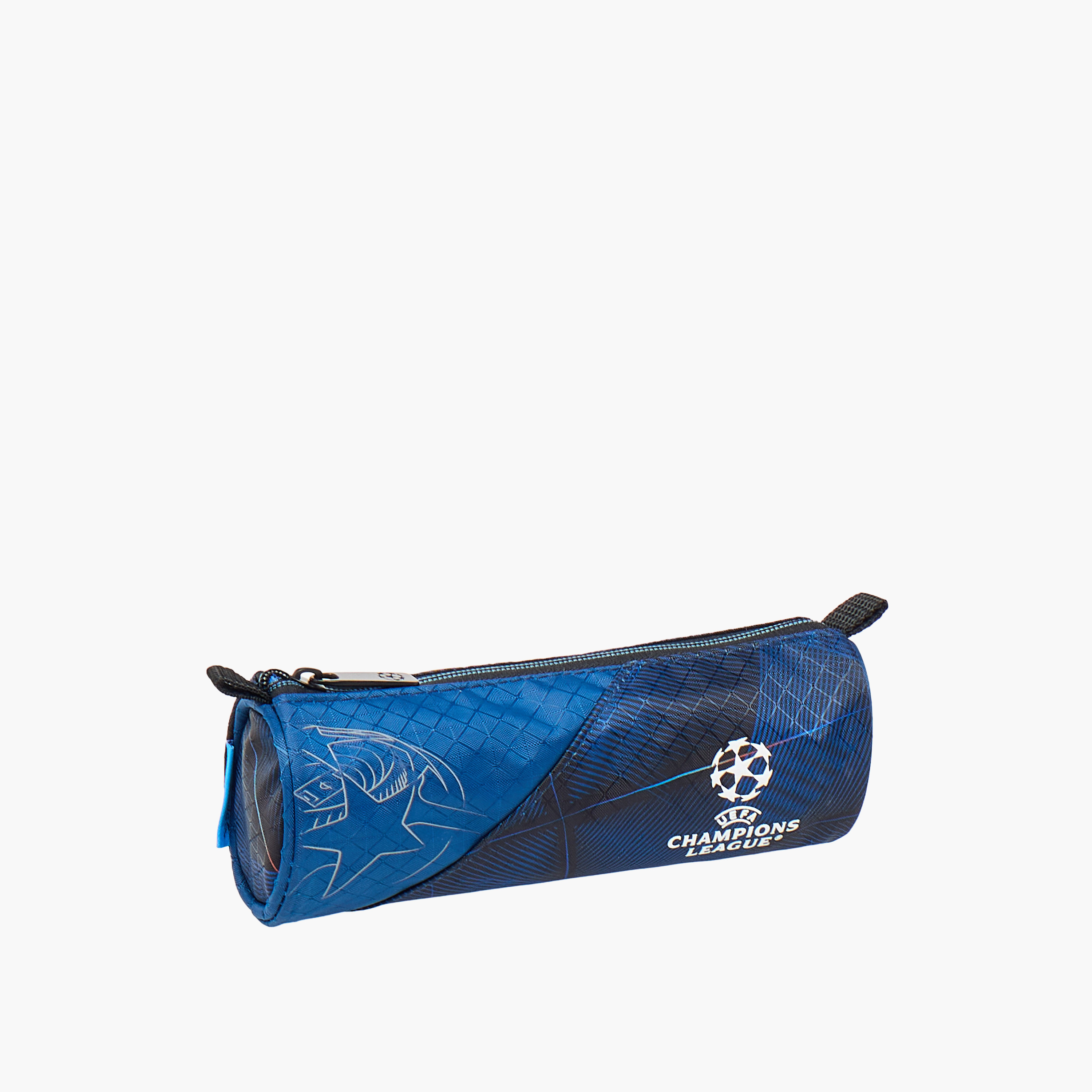 Champions League Printed Pencil Pouch with Zip Closure-school-stationery-pencilcases-image-2