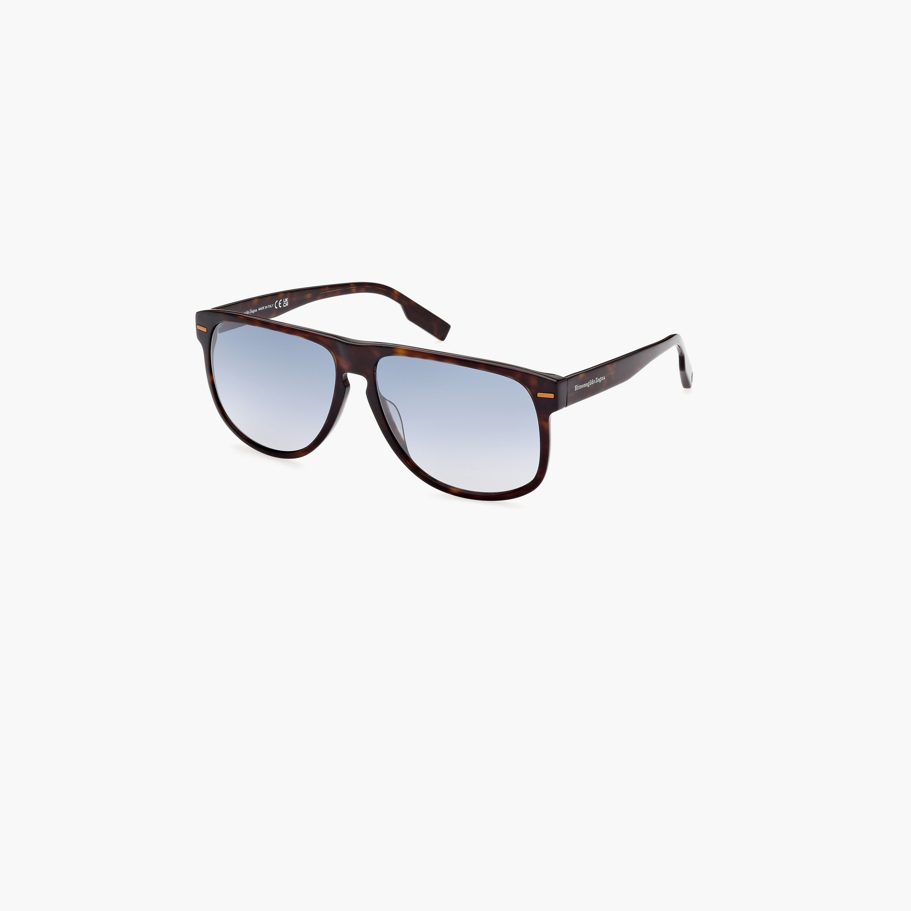 Zegna 60 MM Blue Pilot Sunglasses EZ020152X60-men-sunglasses-image-1
