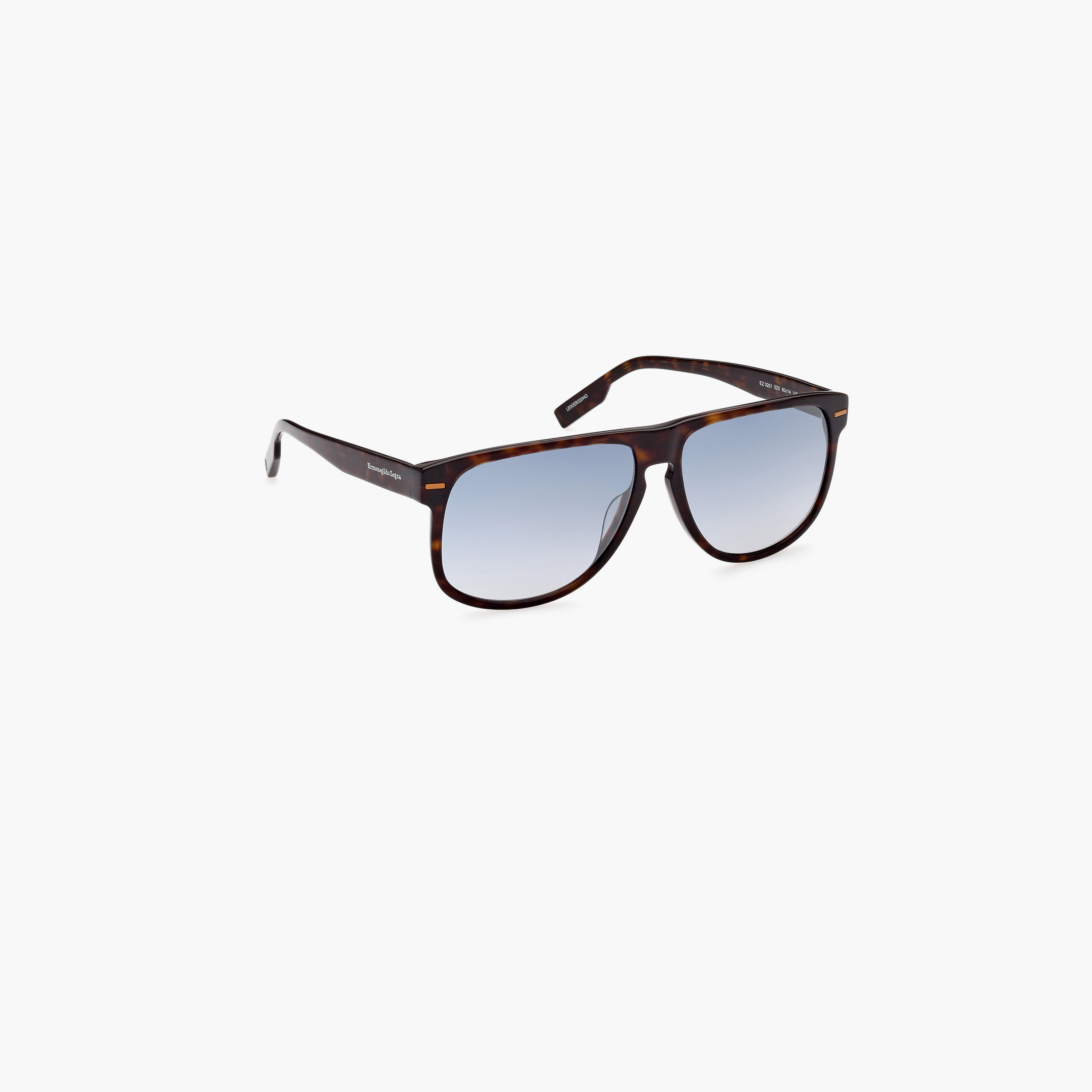 Zegna 60 MM Blue Pilot Sunglasses EZ020152X60-men-sunglasses-image-3
