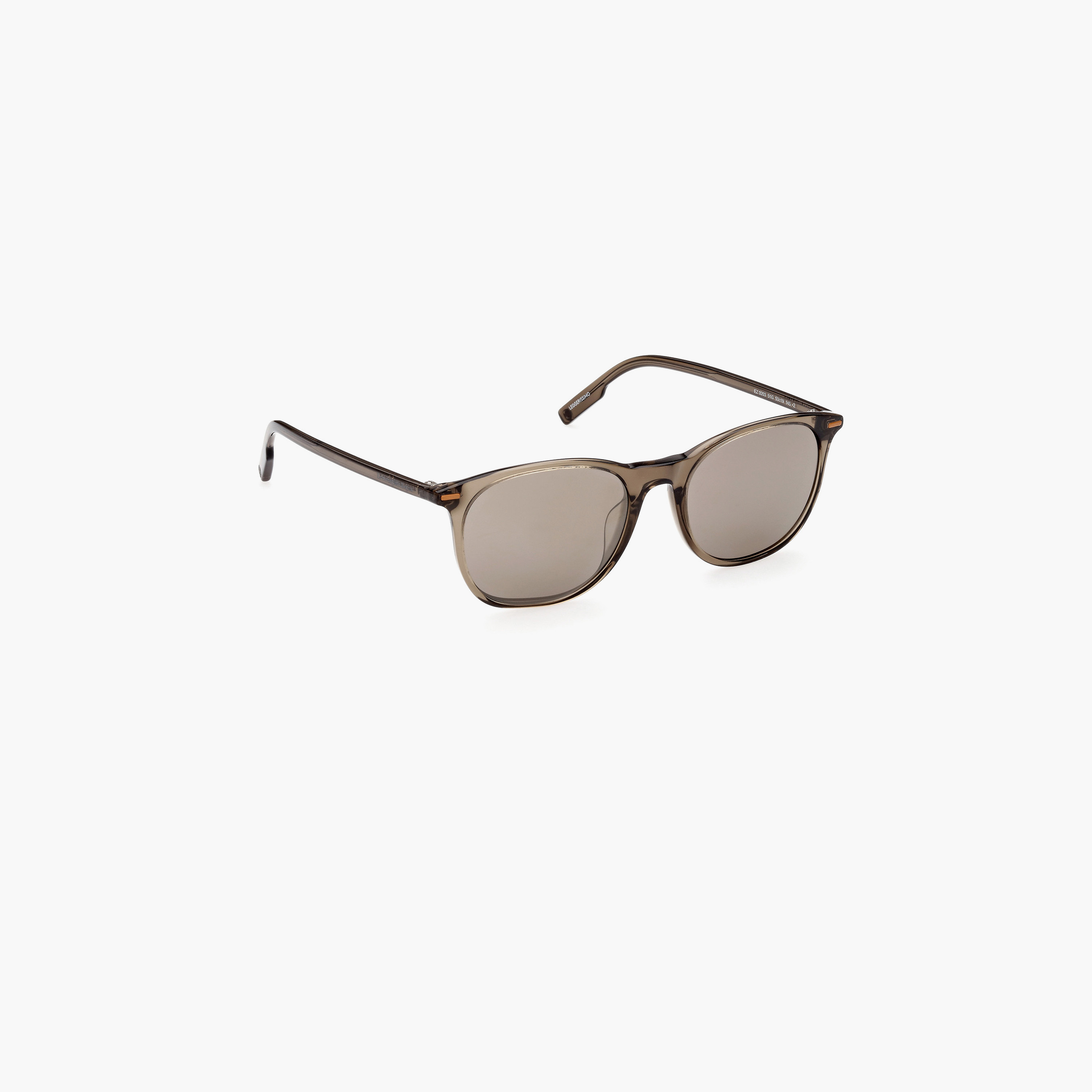 زينغا- نظارة شمسية دائرية لون بني عاكسة 53 مم EZ020351G53-men-sunglasses-image-3