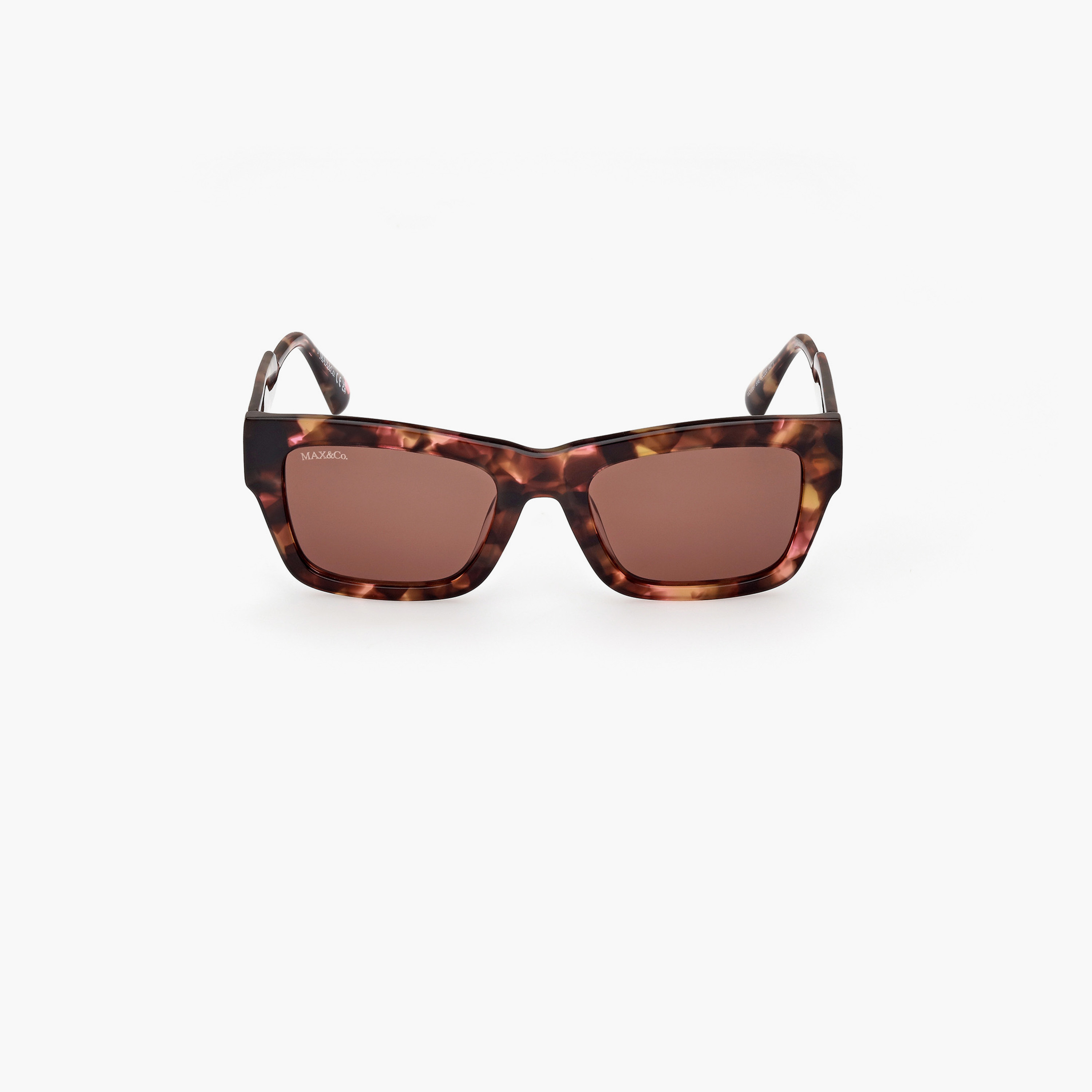 Max&Co. 52 MM Brown Square Sunglasses MO008155E52-women-sunglasses-image-4