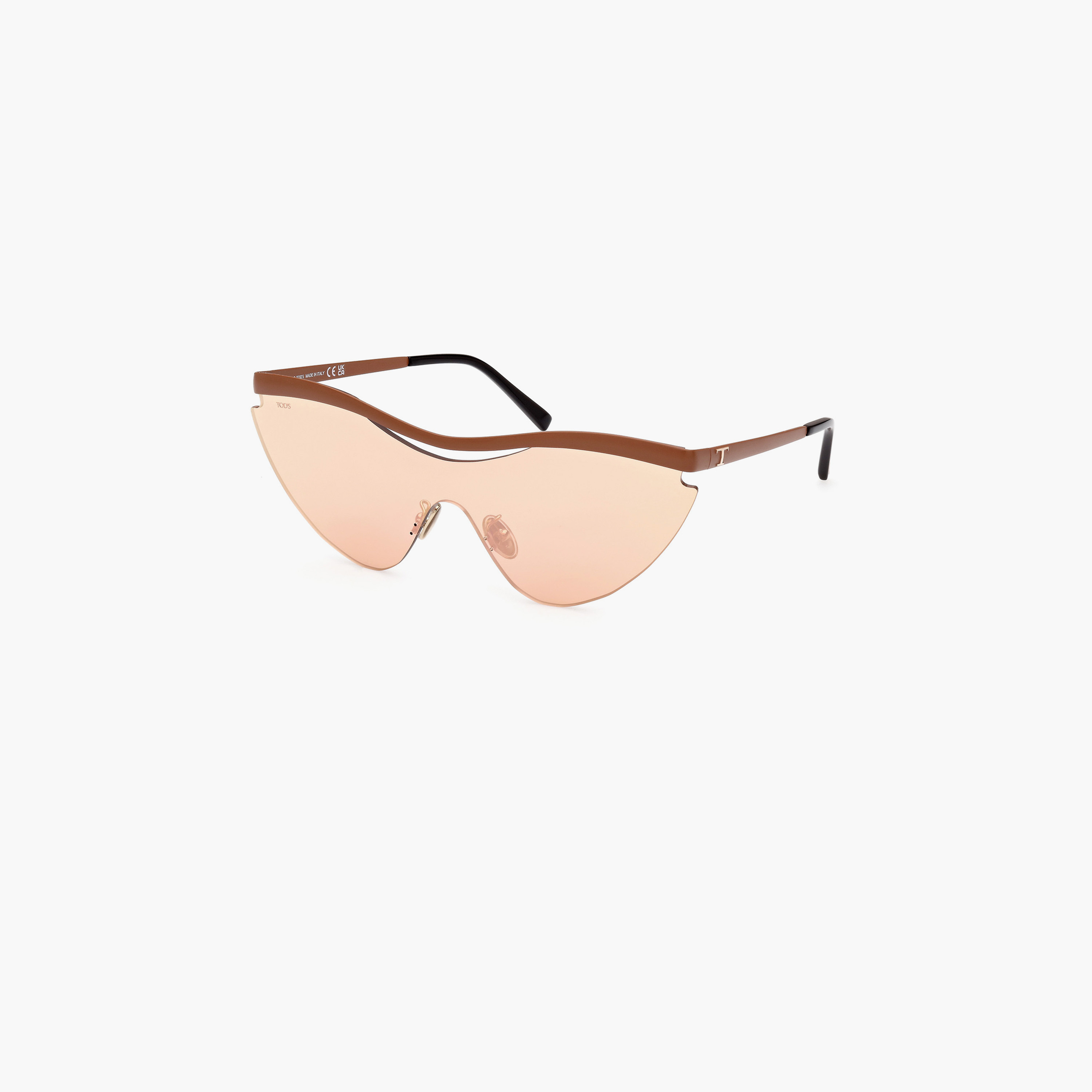Tod's 00 MM Bordeaux Mirror Shield Sunglasses TO0340-H46U00-women-sunglasses-image-1