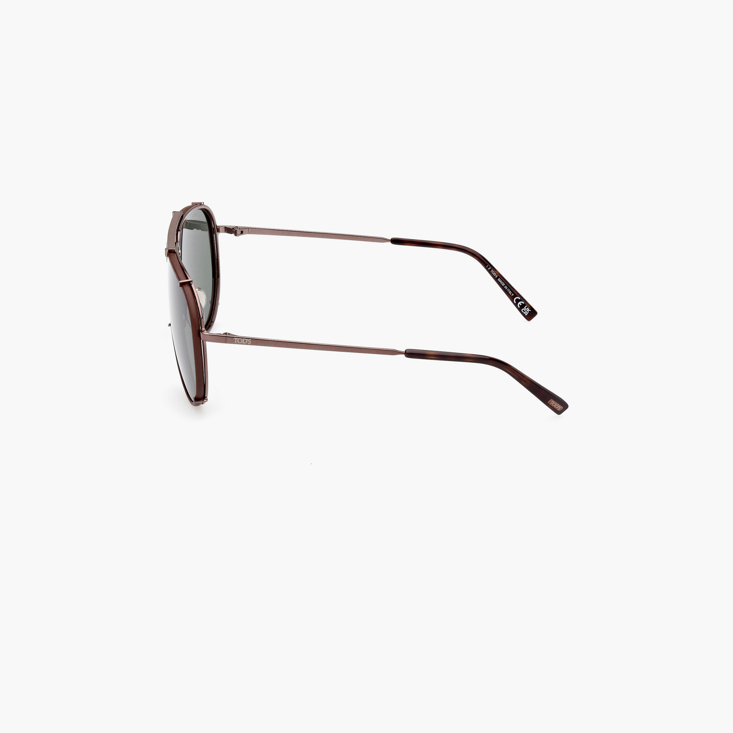 تودس- نظارة شمسية طيار لون أخضر 66 ملم TO034436N66-men-sunglasses-image-5