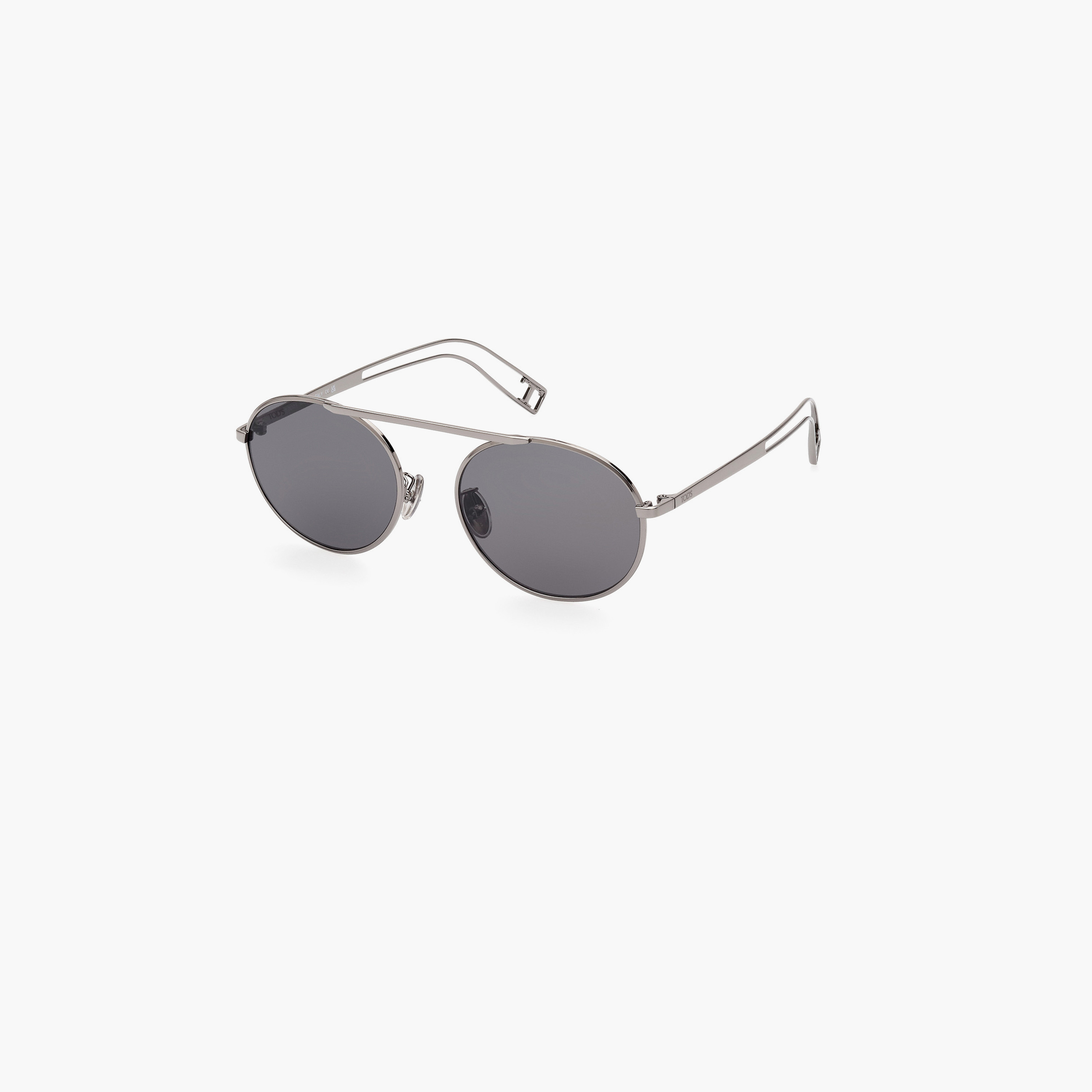 Tod's 54 MM Smoke Round Sunglasses TO034608A54-women-sunglasses-image-1