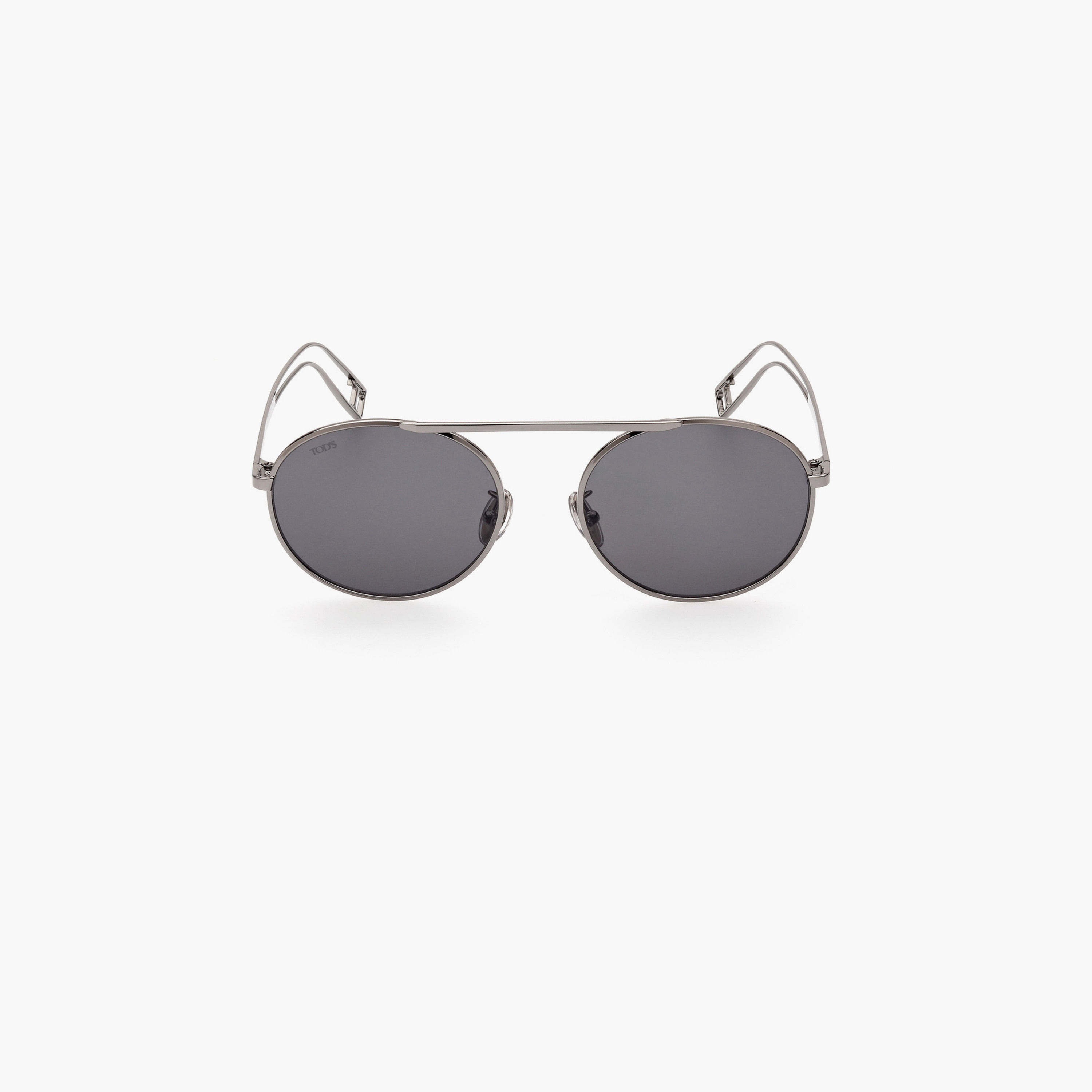 Tod's 54 MM Smoke Round Sunglasses TO034608A54-women-sunglasses-image-4