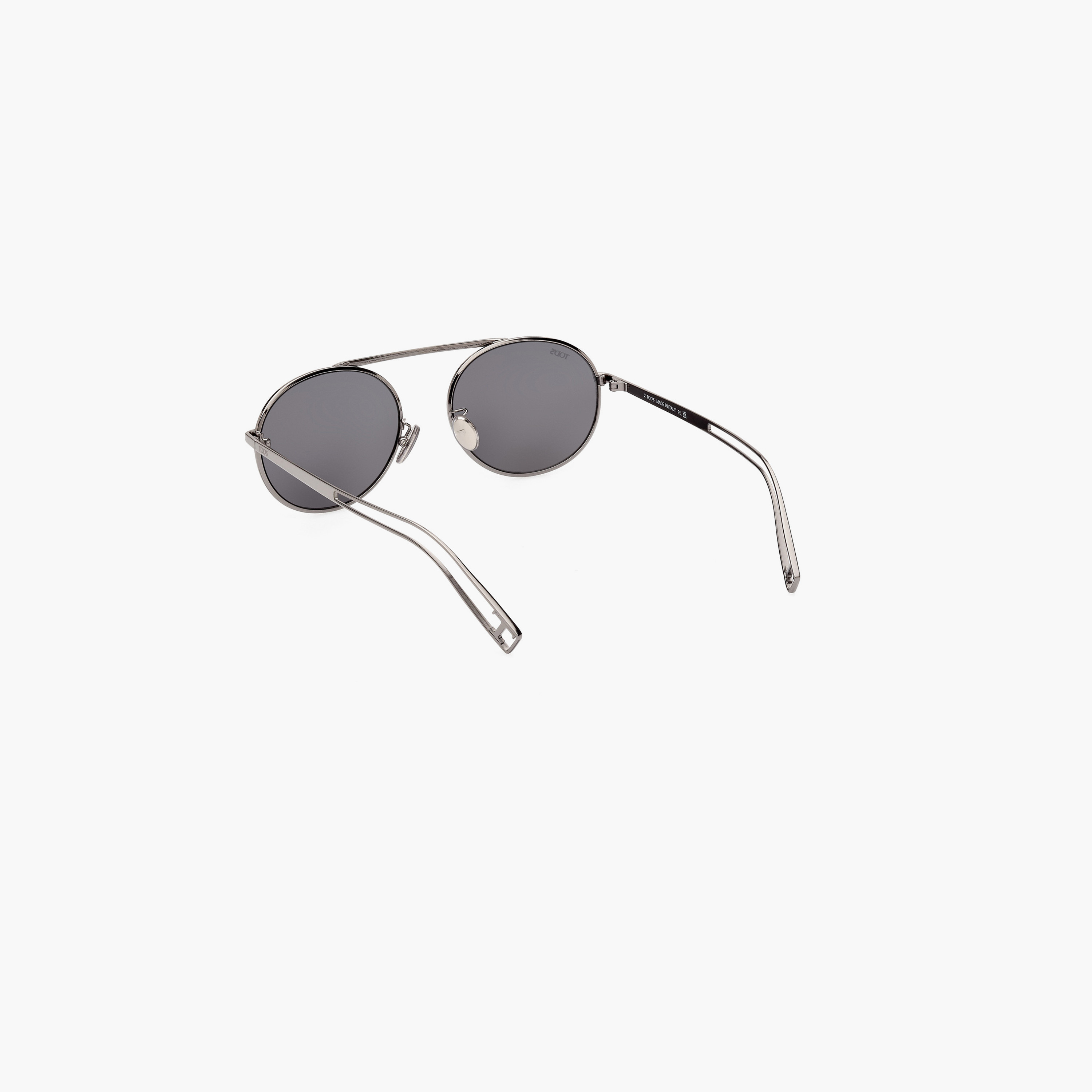 Tod's 54 MM Smoke Round Sunglasses TO034608A54-women-sunglasses-image-6