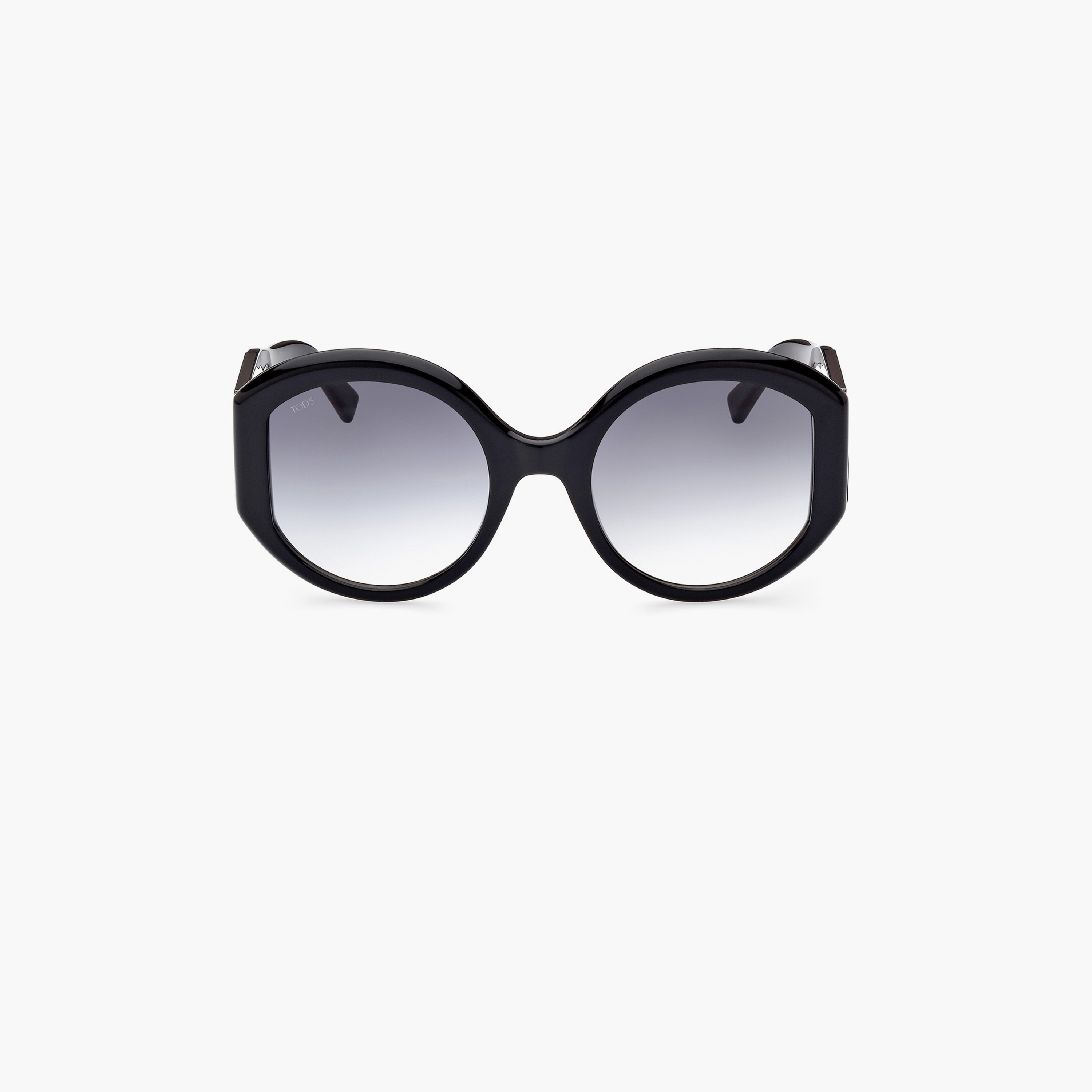 Tod's 55 MM Gradient Smoke Round Sunglasses TO034901B55-women-sunglasses-image-4
