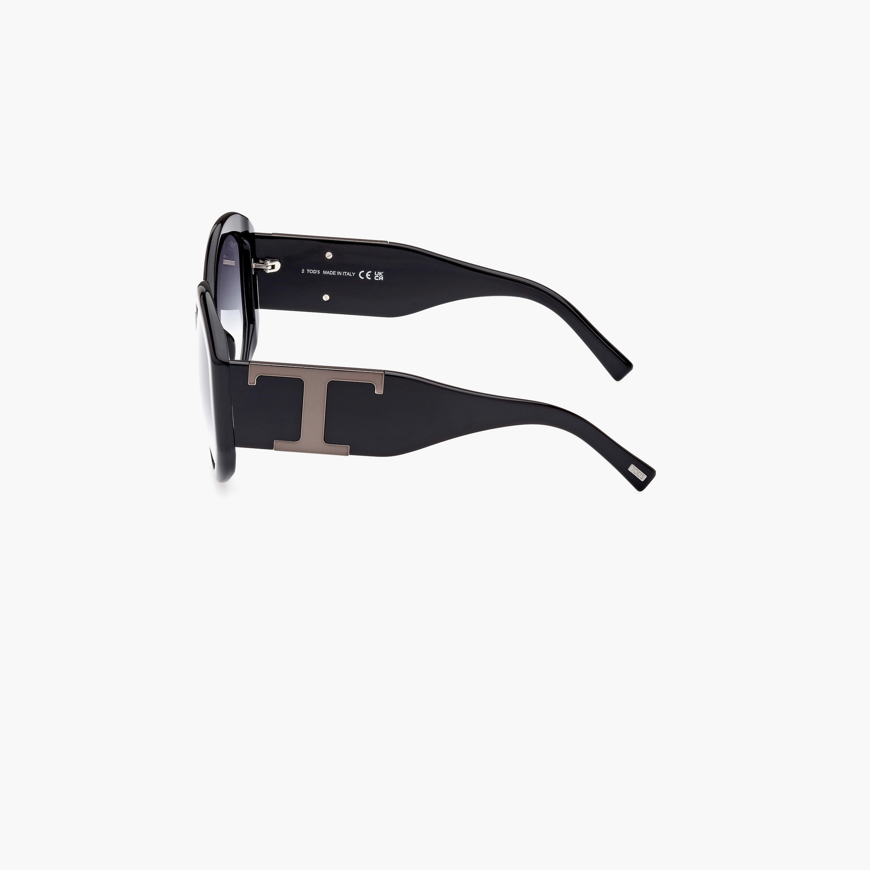 Tod's 55 MM Gradient Smoke Round Sunglasses TO034901B55-women-sunglasses-image-5