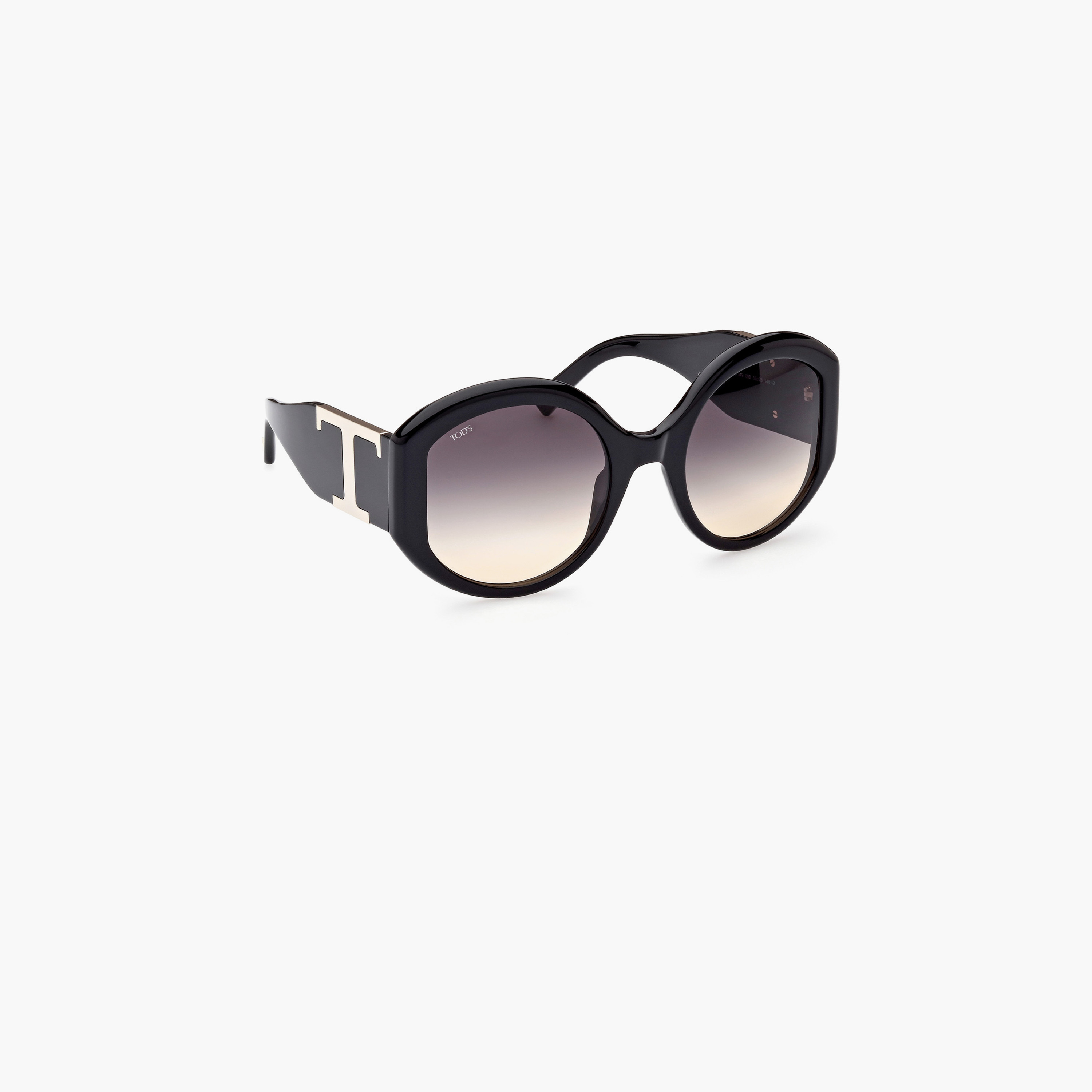 Tod's 55 MM Gradient Smoke Round Sunglasses TO034905B55-women-sunglasses-image-3