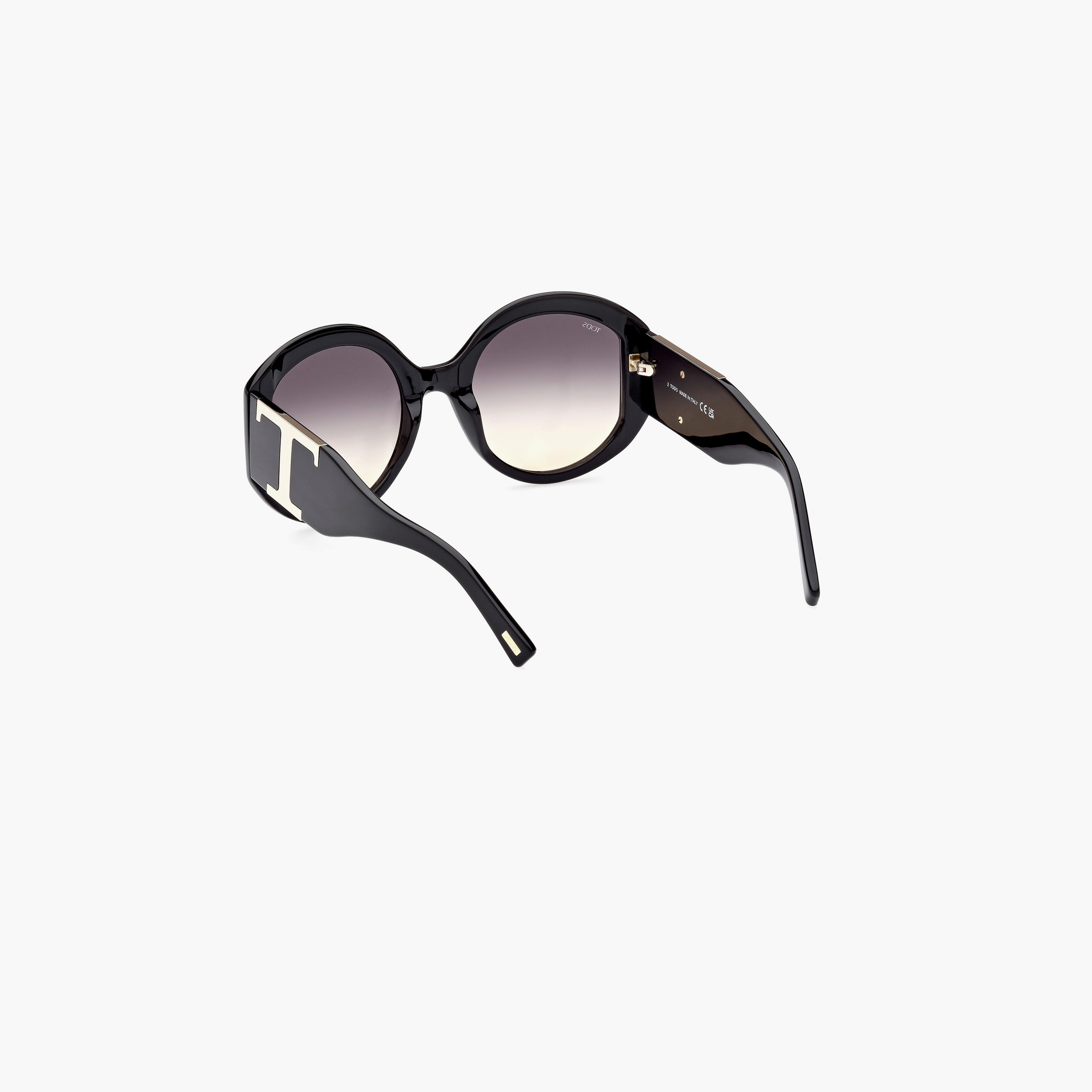 Tod's 55 MM Gradient Smoke Round Sunglasses TO034905B55-women-sunglasses-image-6
