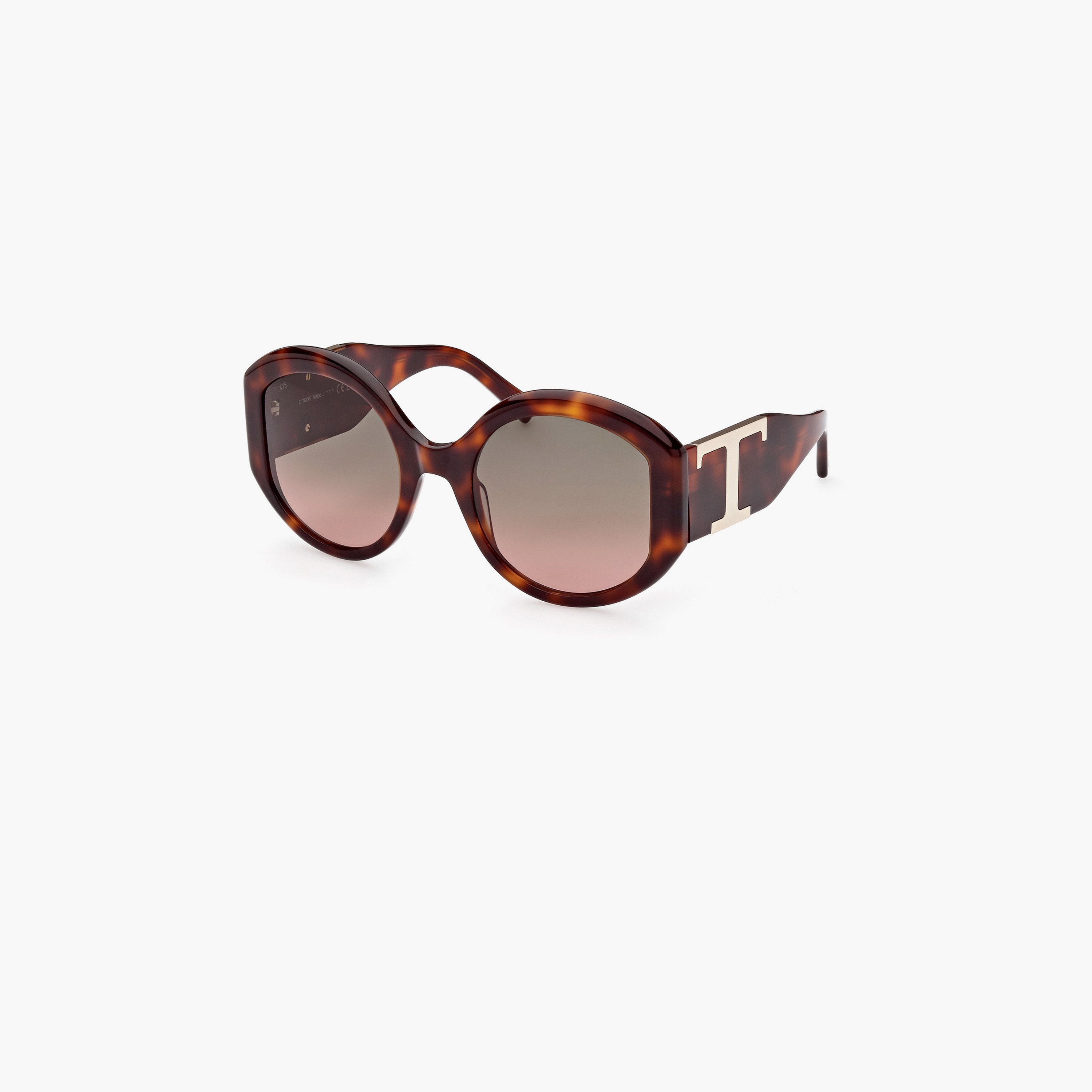 تودس- نظارة شمسية دائرية لون أخضر متدرج 55 مم TO034952P55-women-sunglasses-image-1