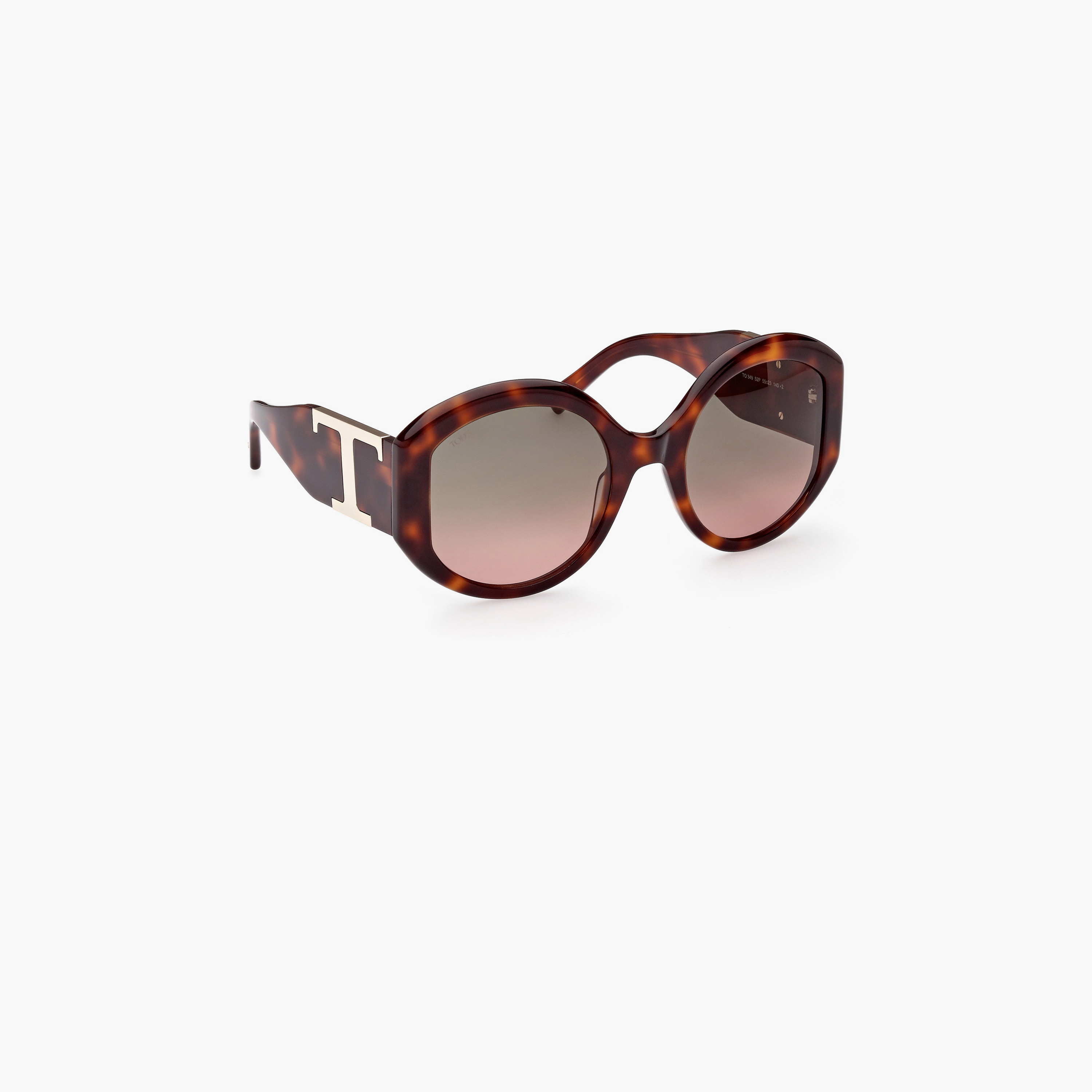 Tod's 55 MM Gradient Green Round Sunglasses TO034952P55-women-sunglasses-image-3