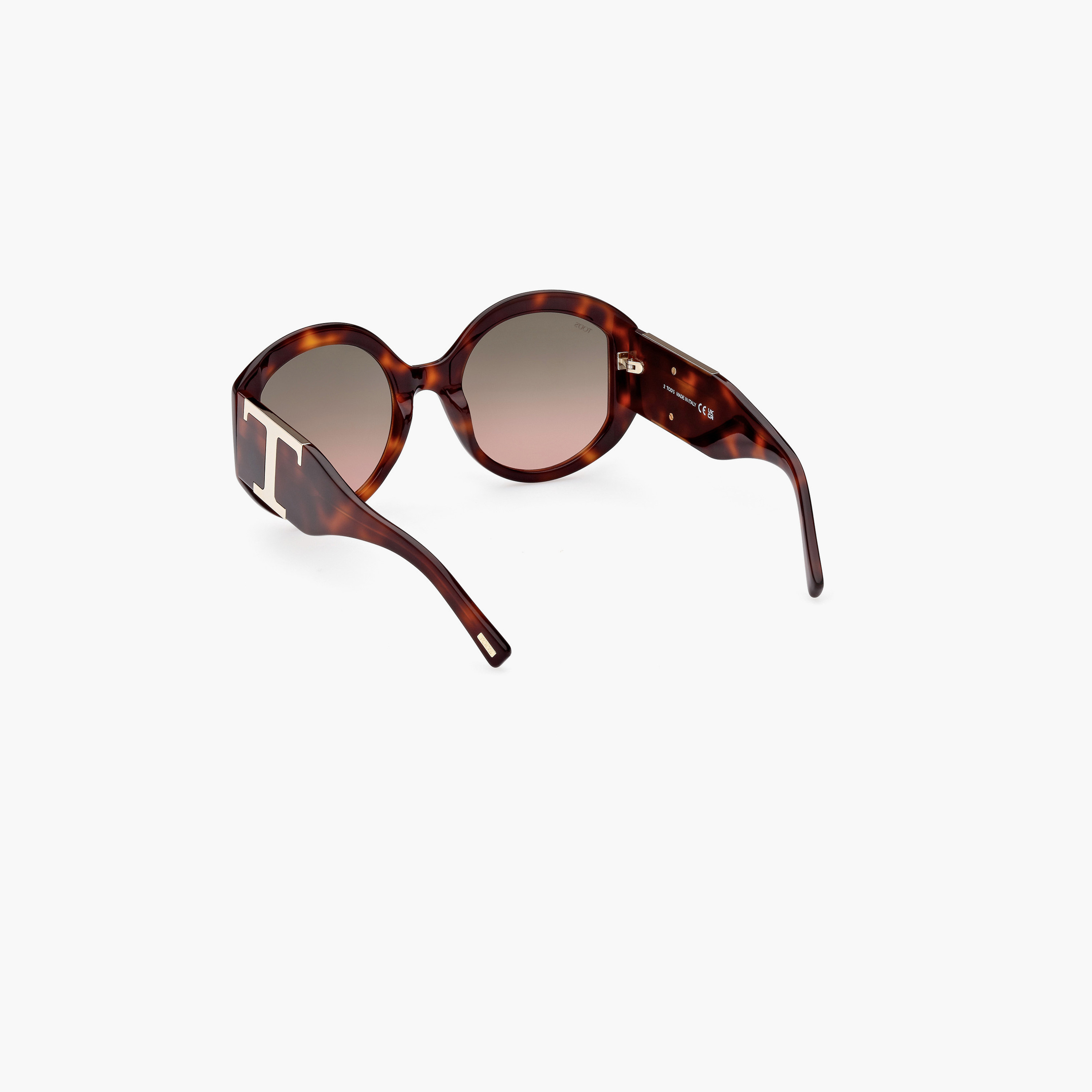 Tod's 55 MM Gradient Green Round Sunglasses TO034952P55-women-sunglasses-image-6