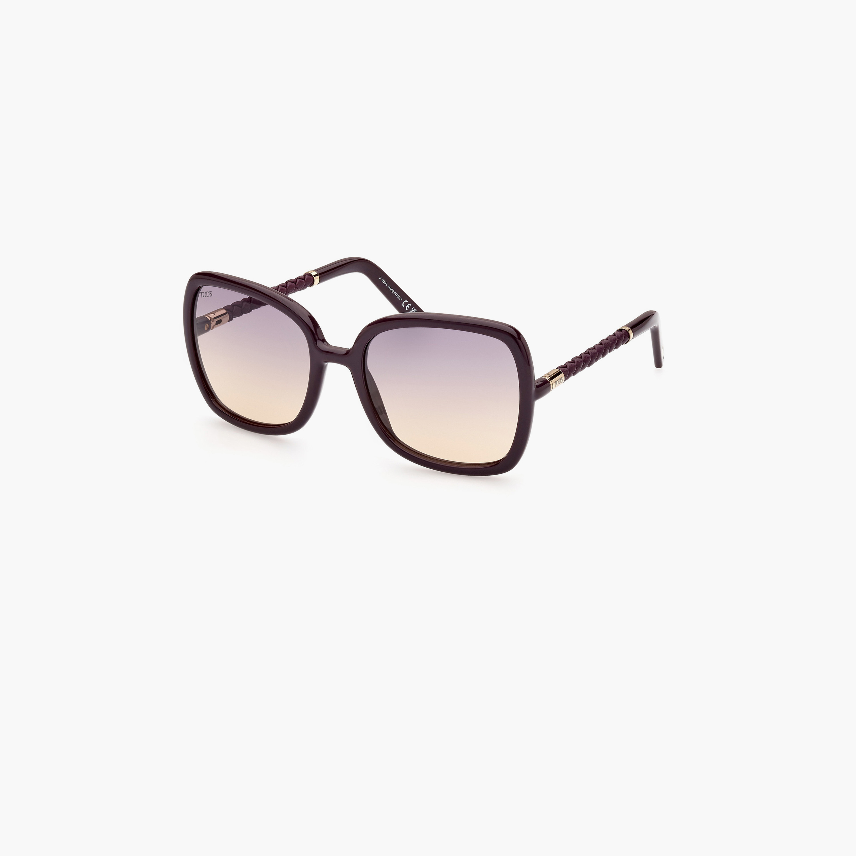 تودس- نظارة شمسية مربعة بنفسجية متدرج 59 مم TO035181Z59-women-sunglasses-image-1